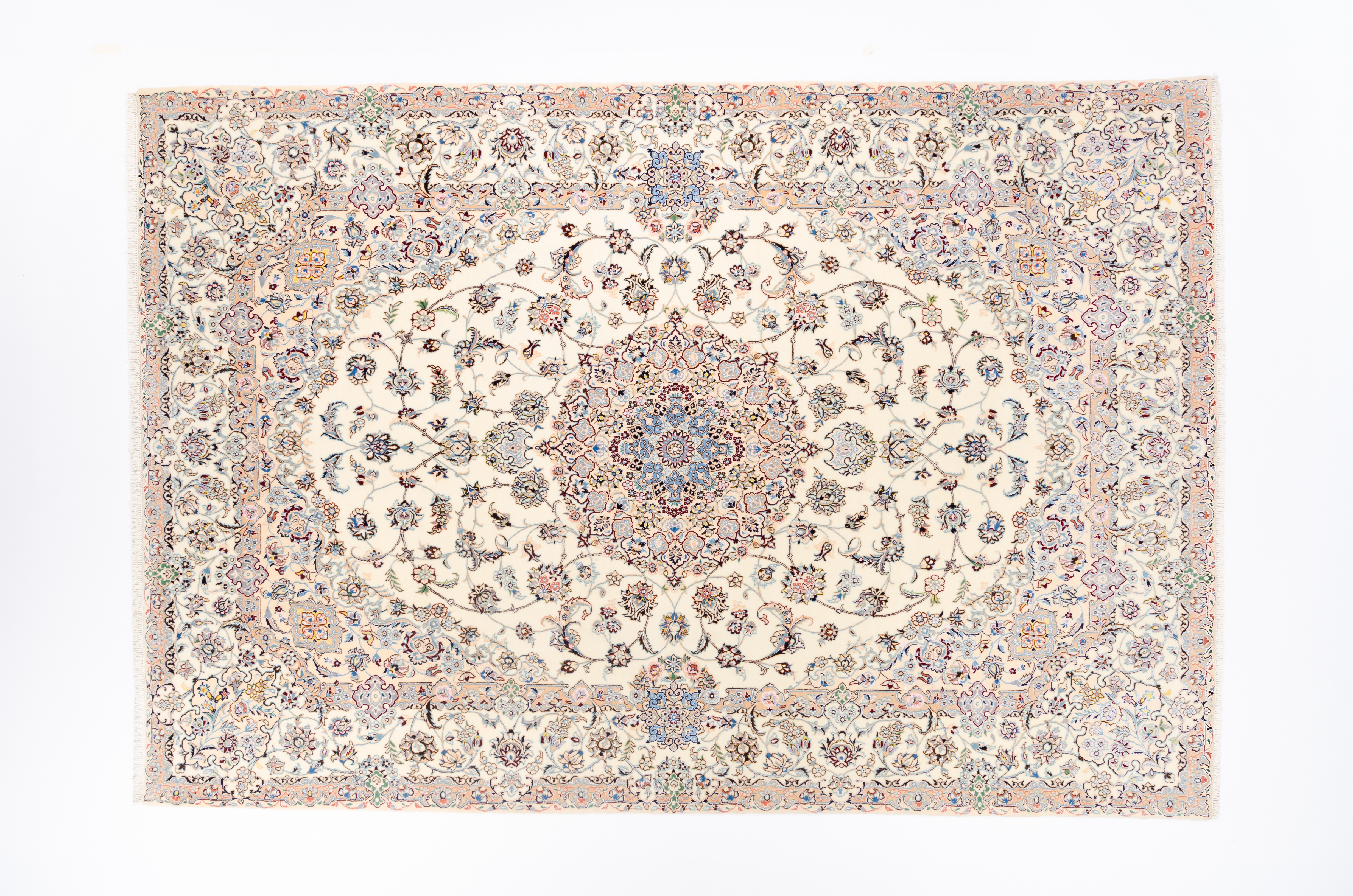 Klassischer Teppich Nain Fein Negra/ Farbe: Creme / Masse (BxT) :202x300 cm