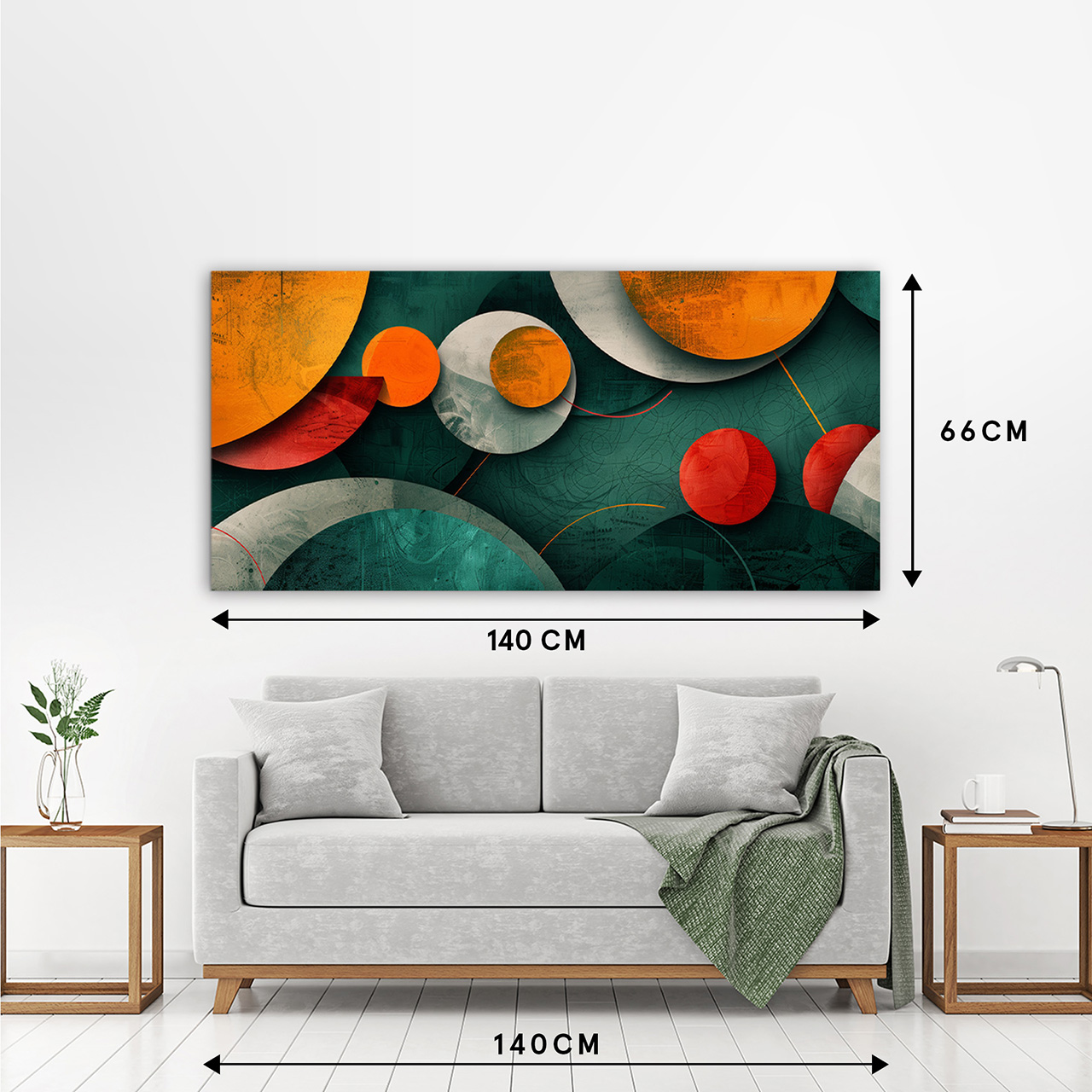 Canvas-Autumn Geometry-image LAND