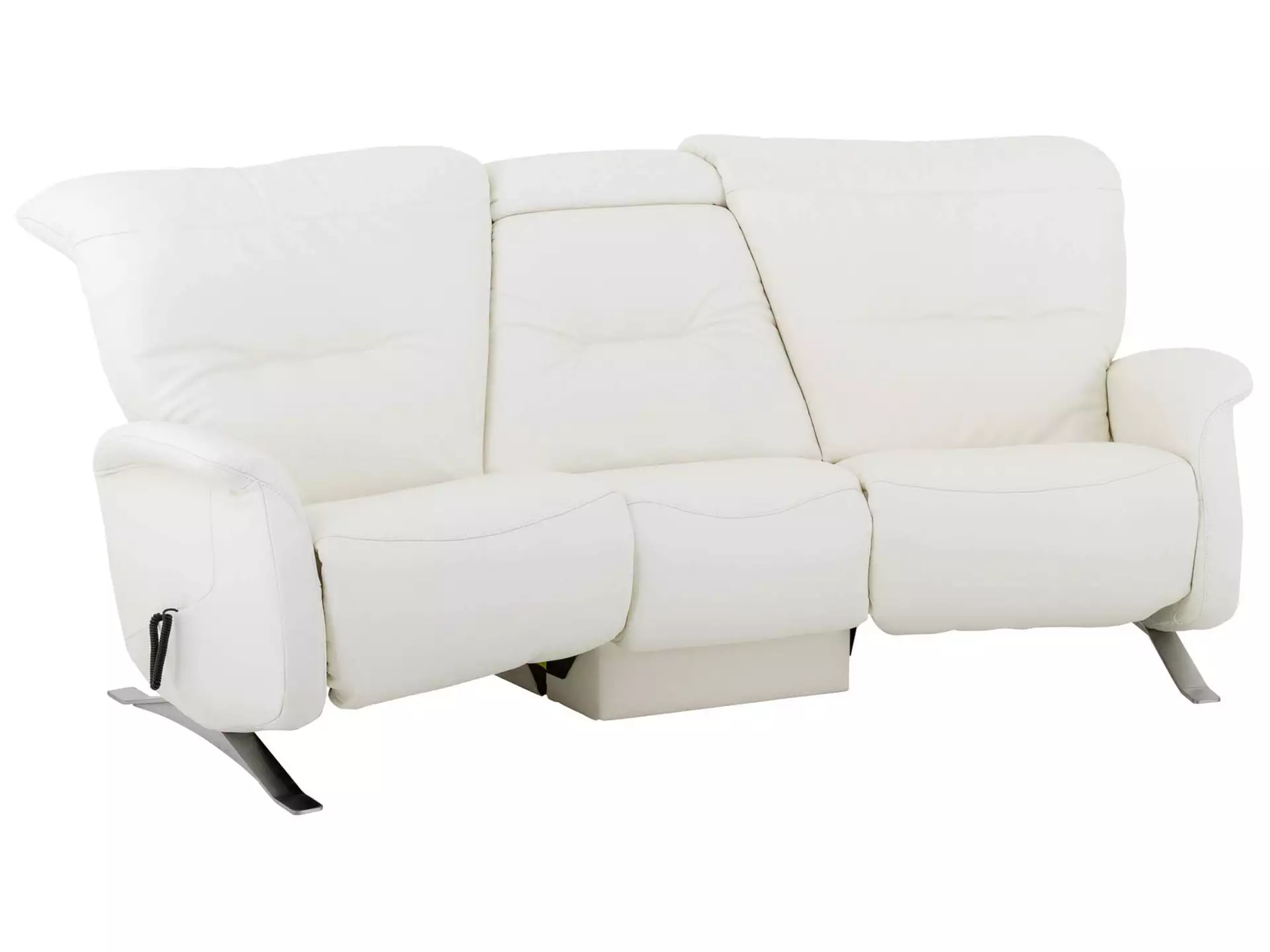 Sofa Calea Himolla / Farbe: Zucker / Bezugsmaterial: Leder