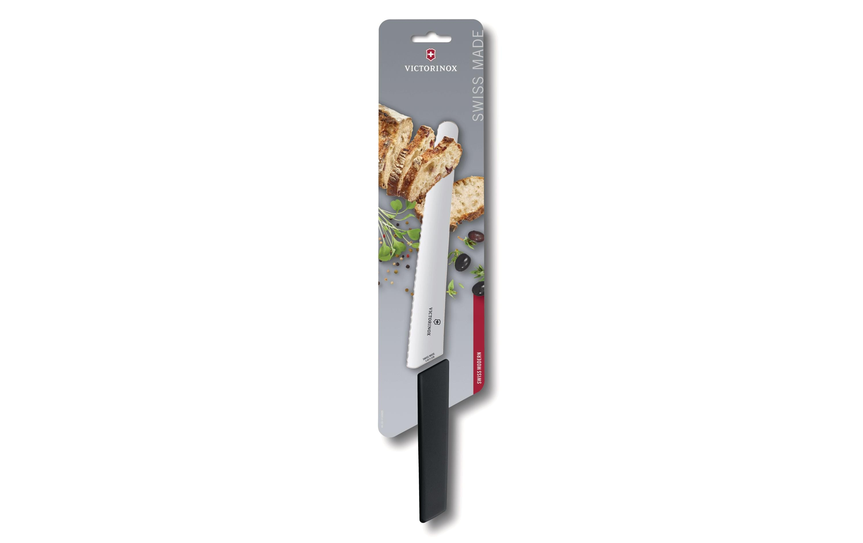 Brotmesser Swiss Modern, Schwarz Von Victorinox Alltron / Farbe: Schwarz