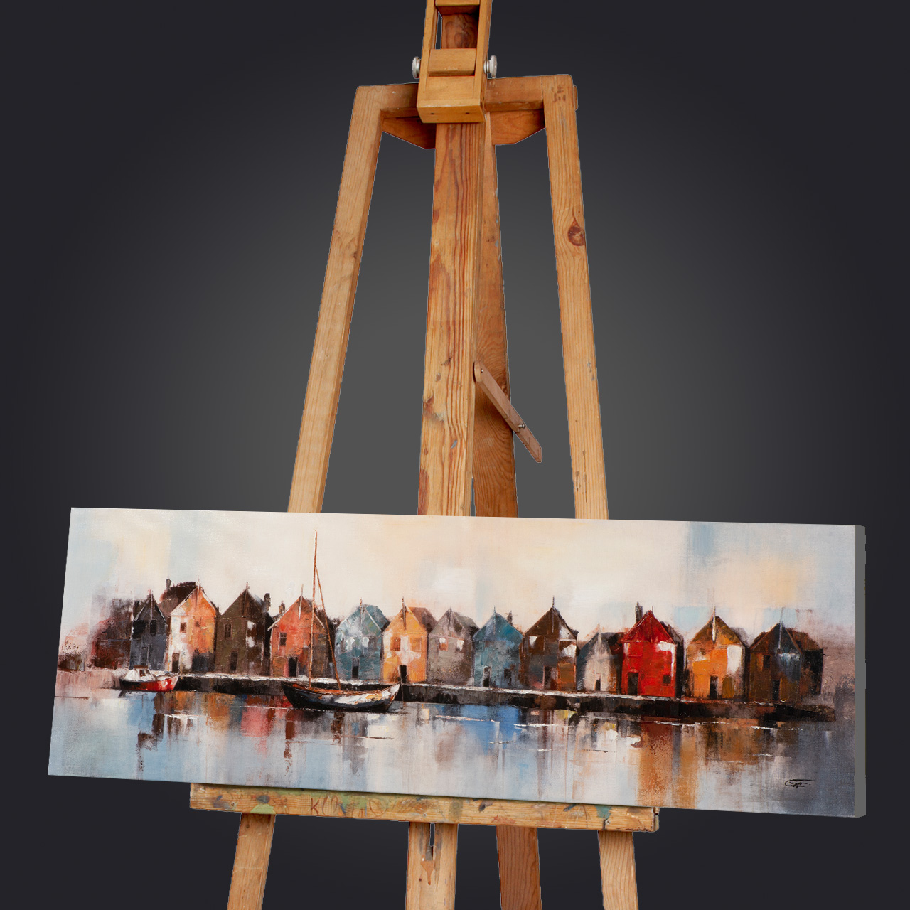 Gemälde-Lakeside Living-image LAND