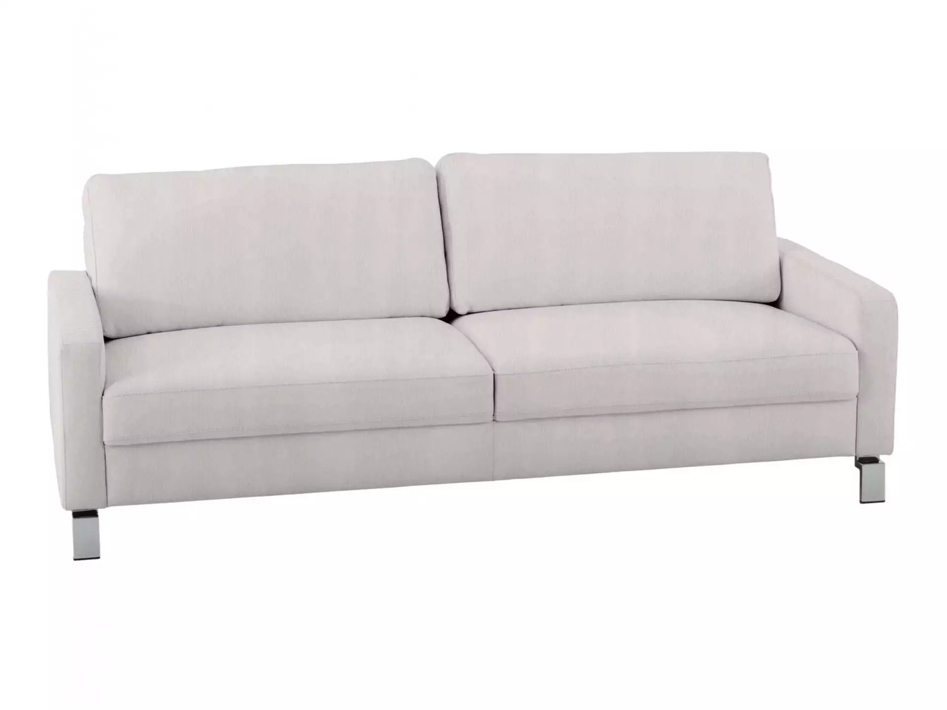 Sofa Interims Basic B: 204 cm Candy / Farbe: Silver / Material: Stoff Basic