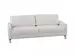 Sofa Interims Basic B: 204 cm Candy / Farbe: Silver / Material: Stoff Basic