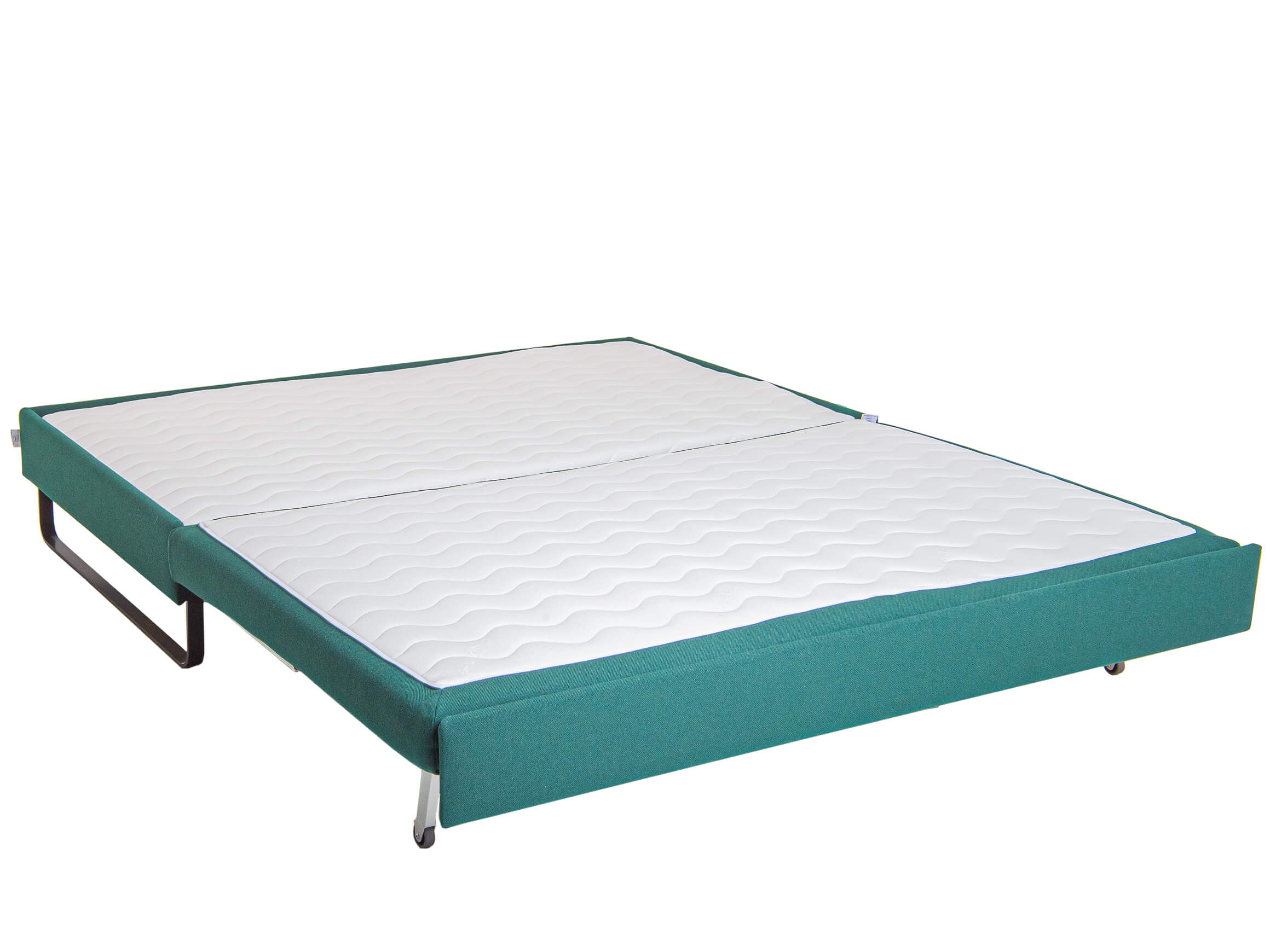 Bettsofa Bed For Living Swiss Plus / Farbe: Grün Lime Schwarz