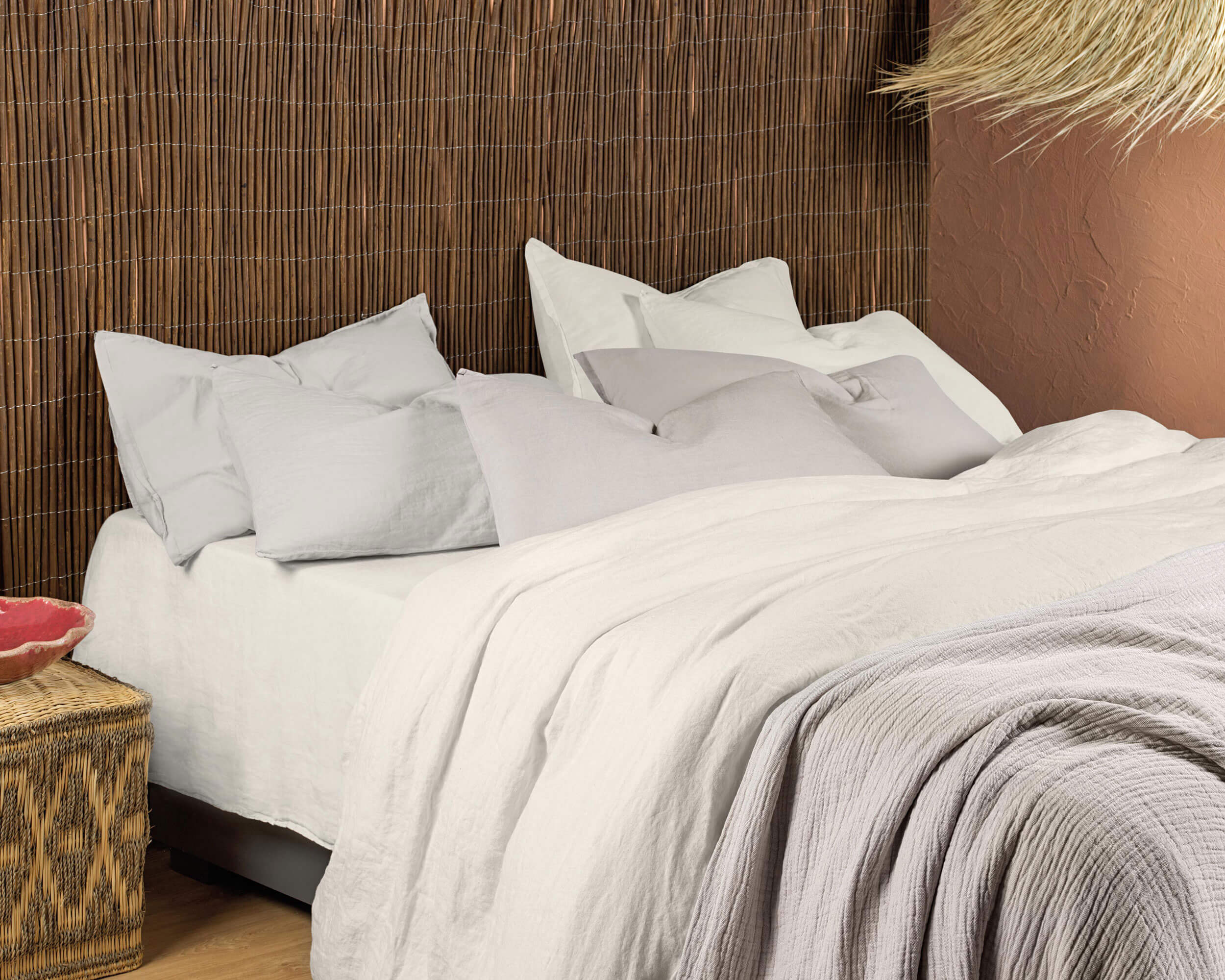 Bettwäsche Nico, White Tamara-R / Grösse: 50 x 70 cm