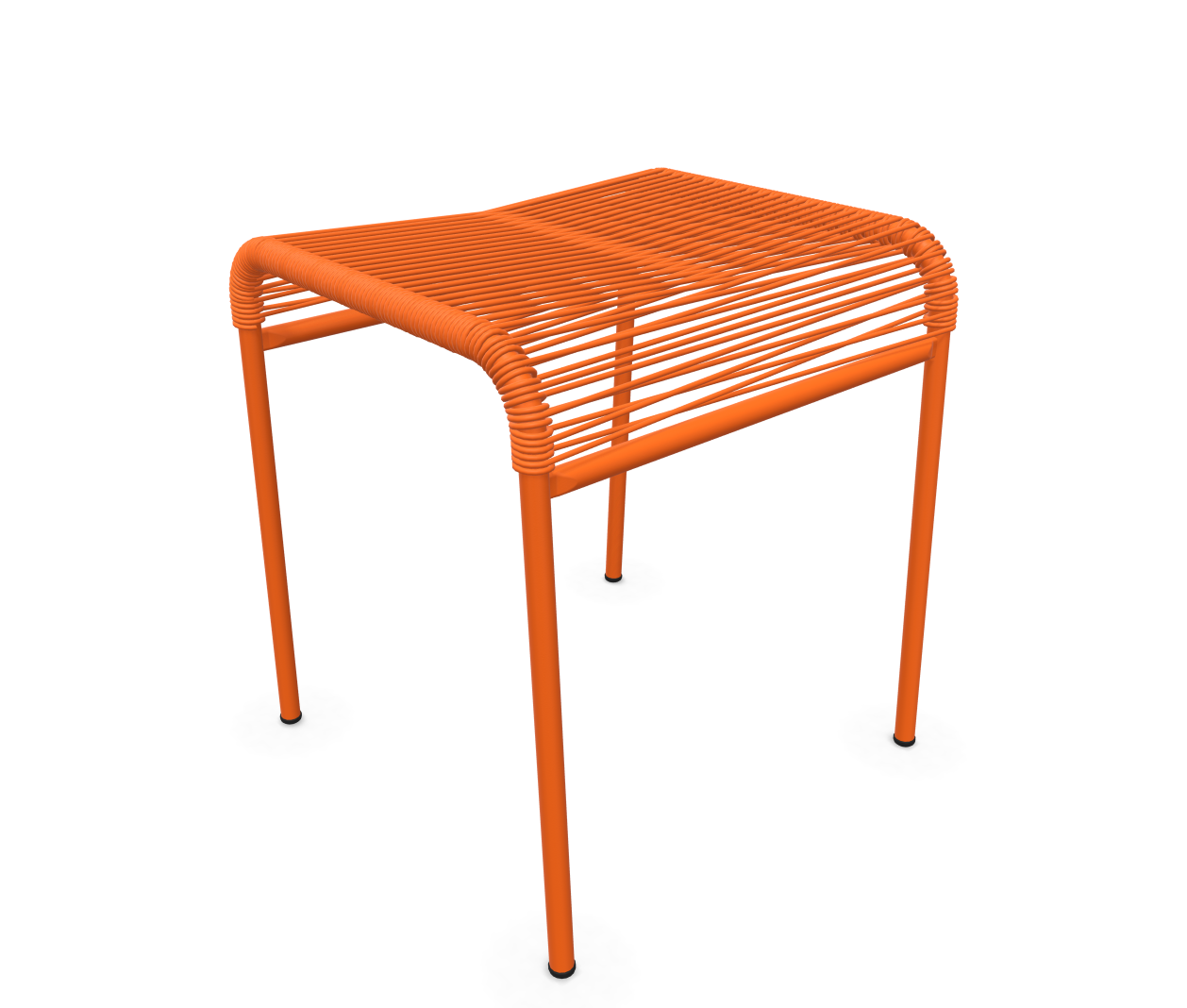 Schaffner Spaghetti-1er-Hocker Säntis Hoch Orange | Schubiger Möbel