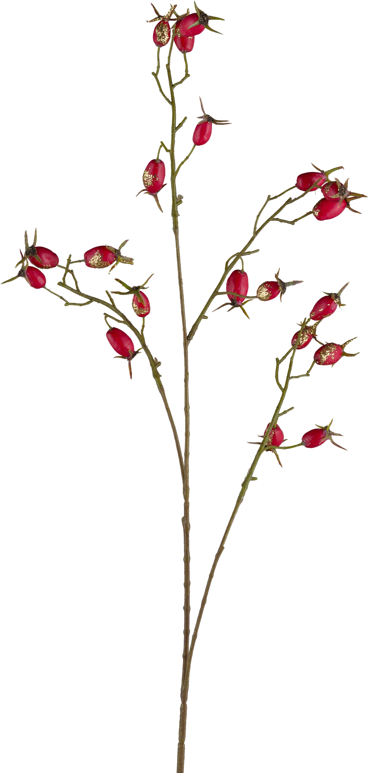 Kunstblume Hagenbutte H: 77 cm Gasper
