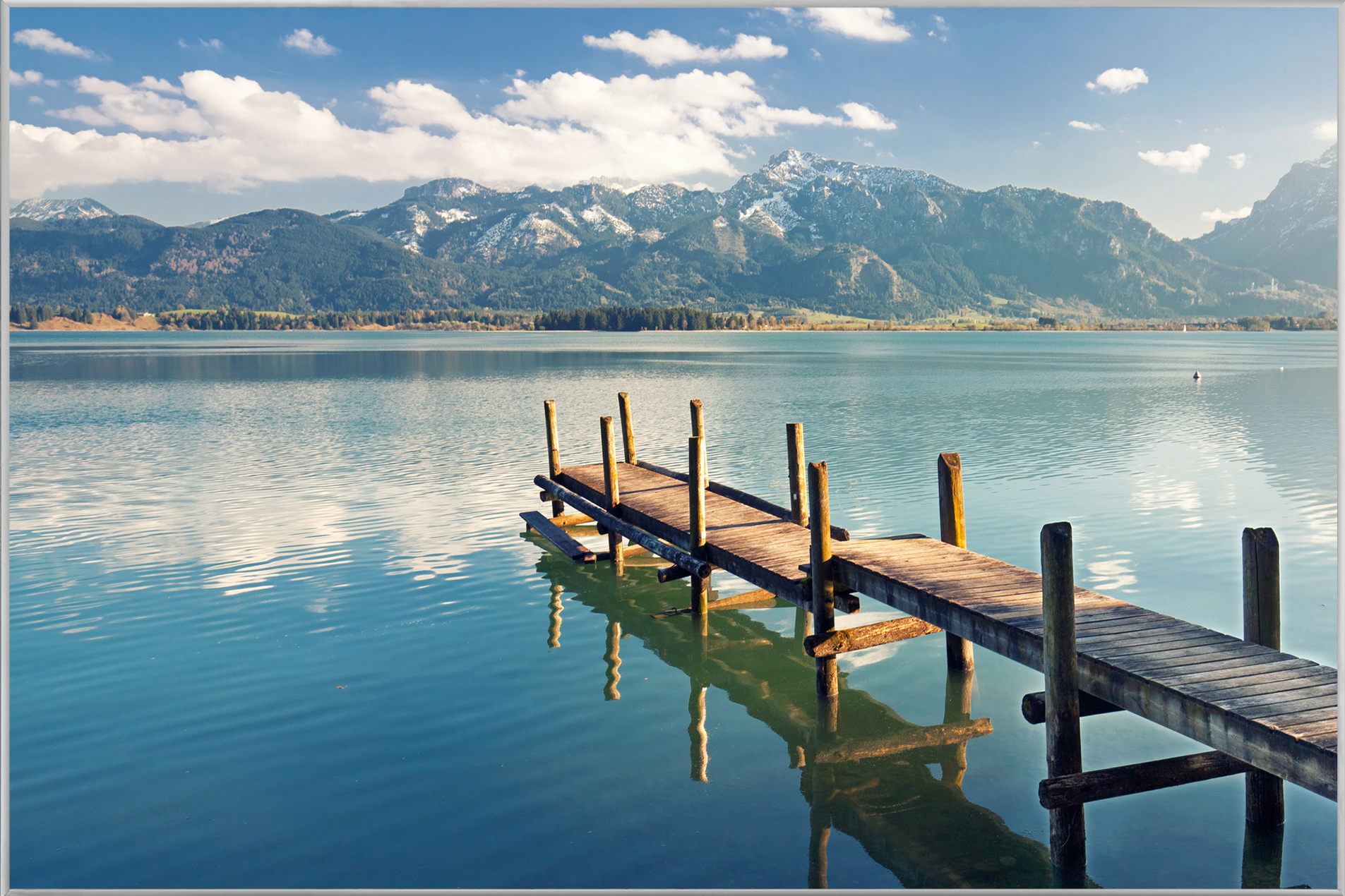 Bild mit Rahmen-Langer Steg-image LAND