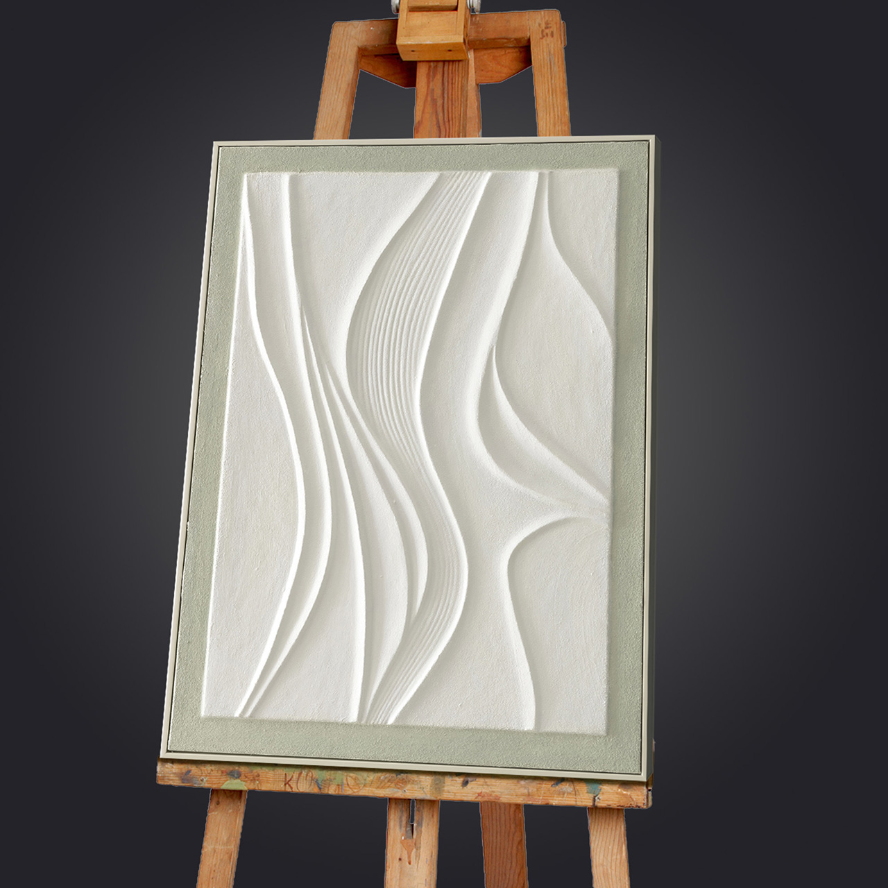 Painting-Curling Waves-