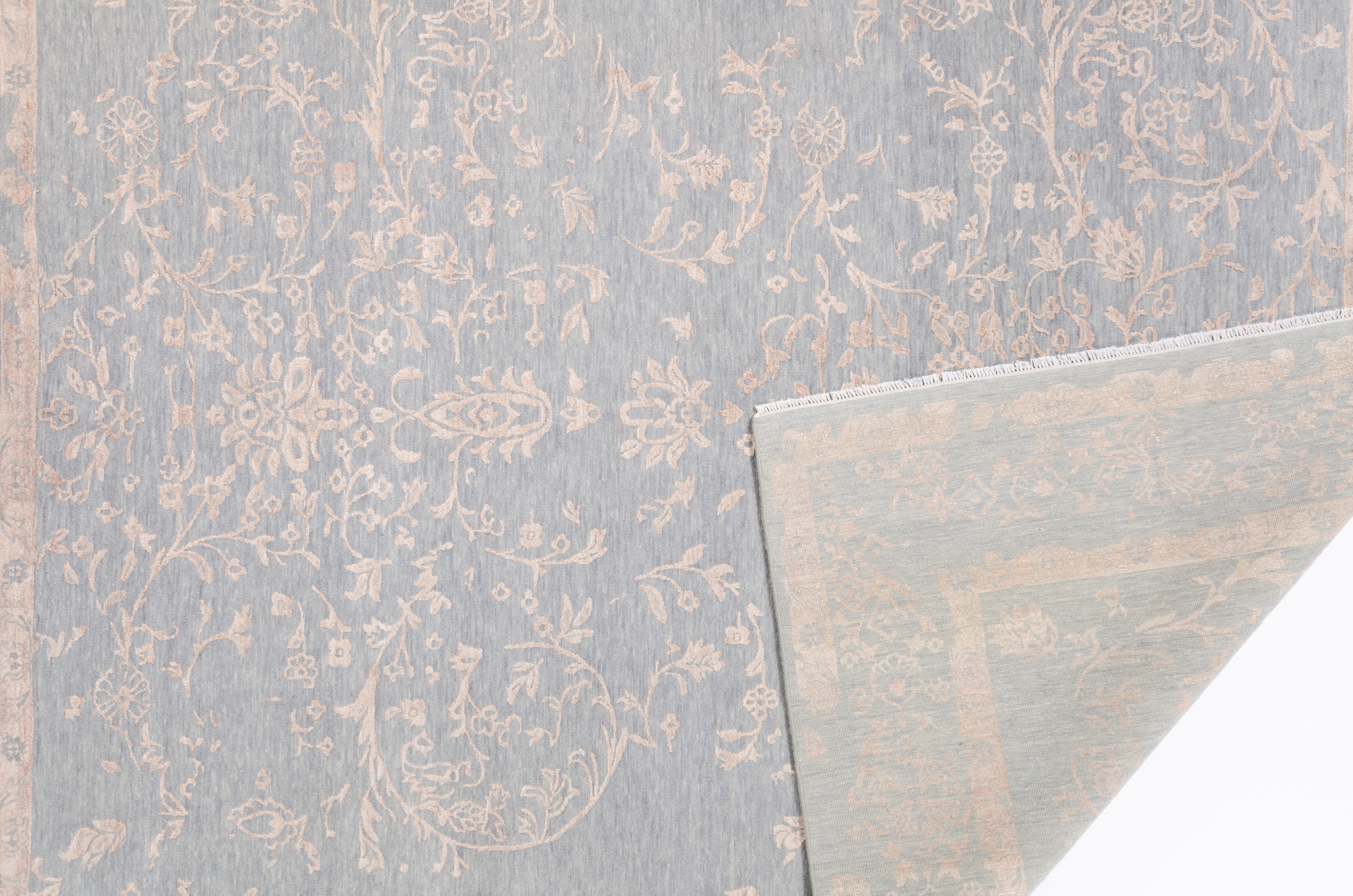 Moderner Teppich Hamedan Negra/ Farbe: Anthrazit / Masse (BxT) :248x304 cm