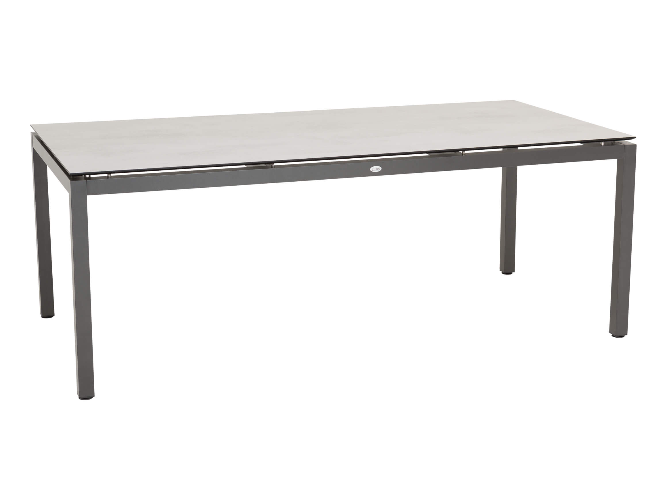 Gartentisch Silverstar, Hpl, Aluminium, b 200 cm t 100 cm h 73 cm