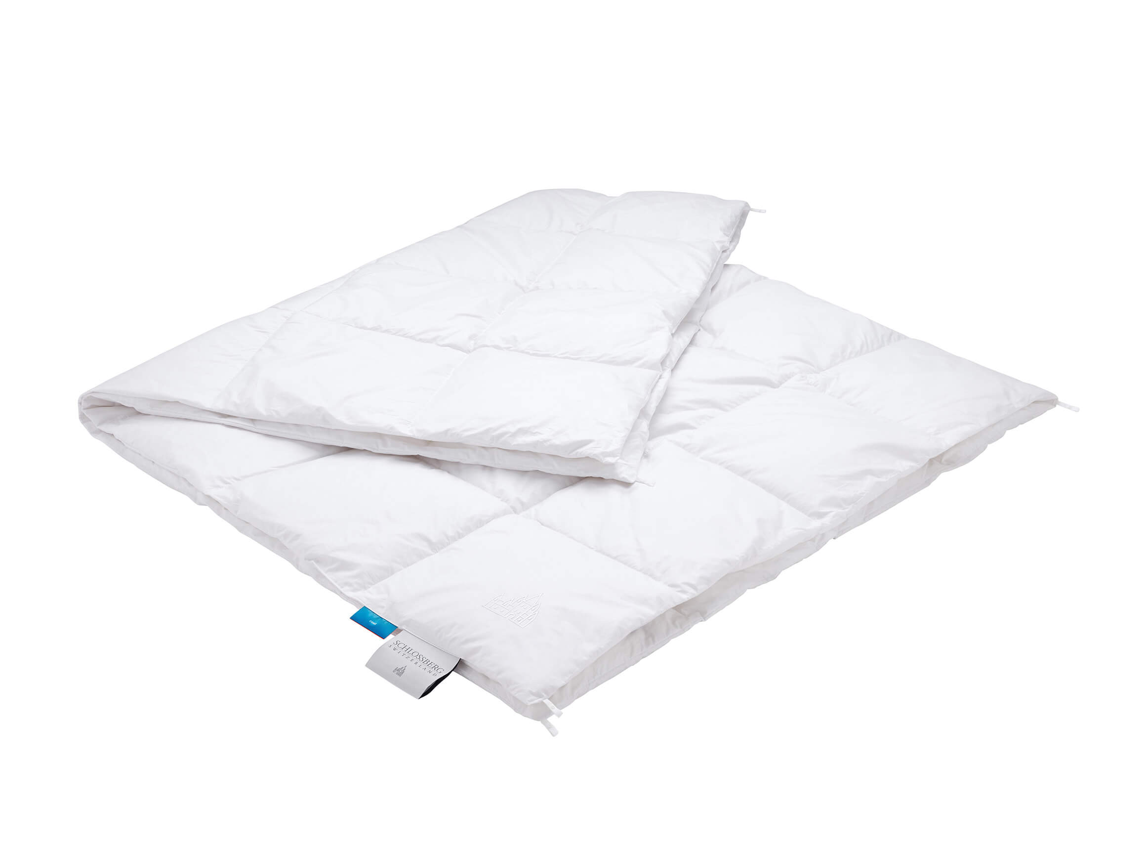 Ganzjahresduvet Lord Medium Schlossberg Textil AG / Farbe: Weiss / Material: