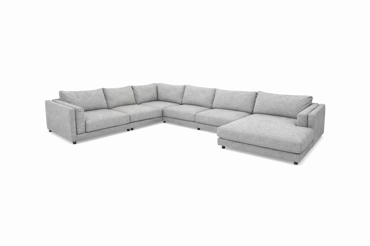 Ecksofa Larry Basic Candy / Farbe: Silver / Bezugsmaterial: Stoff Basic