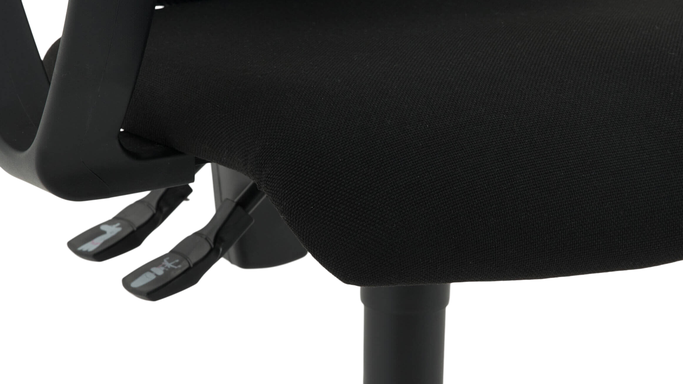 Bürostuhl Otto, Schwarz, Höhenverstellbar, b 50 cm t 60