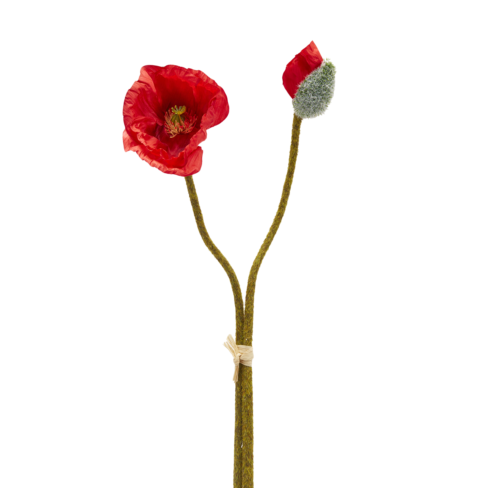 Kunstblume-Mohnblume H: 70 cm-Edg