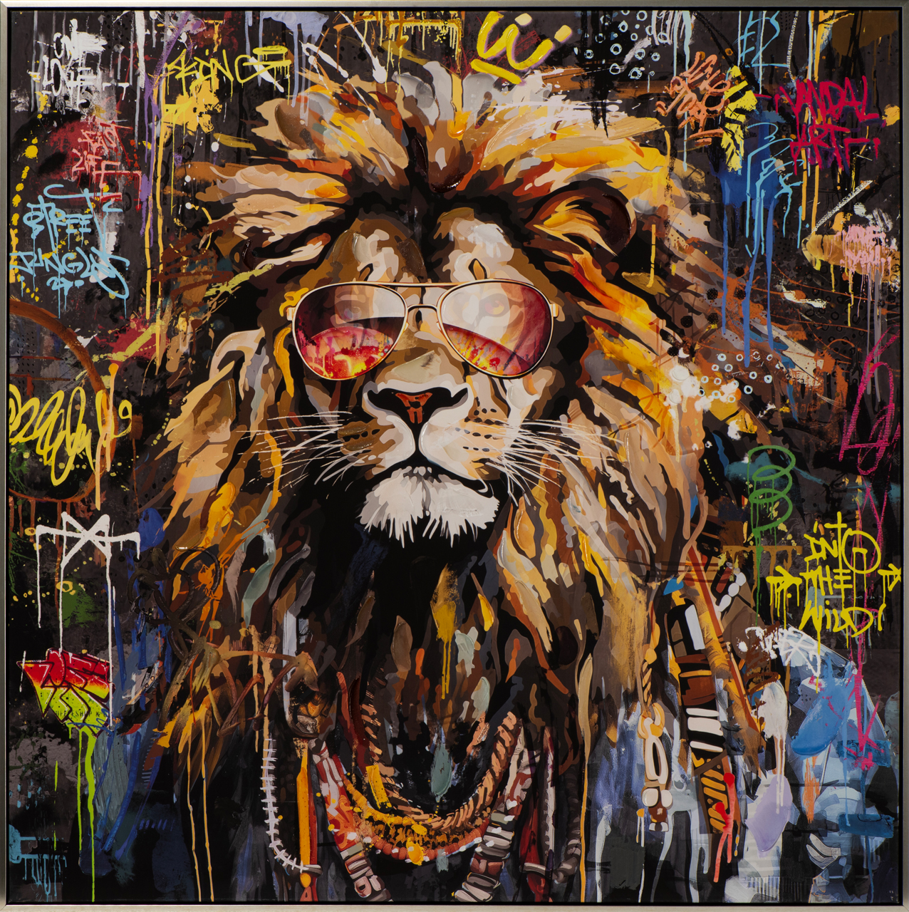 Gemälde-Cool Lion King-image LAND
