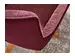 Drehstuhl Pancho Eiche Massiv Niehoff / Farbe: Weinrot / Bezugsmaterial: Microfaser Stoff