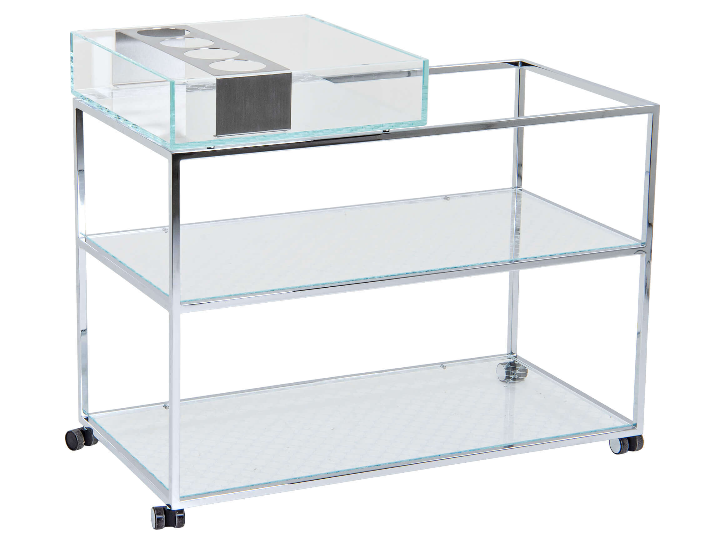 Ronald Schmitt Barwagen Cube Weiss | Schubiger Möbel