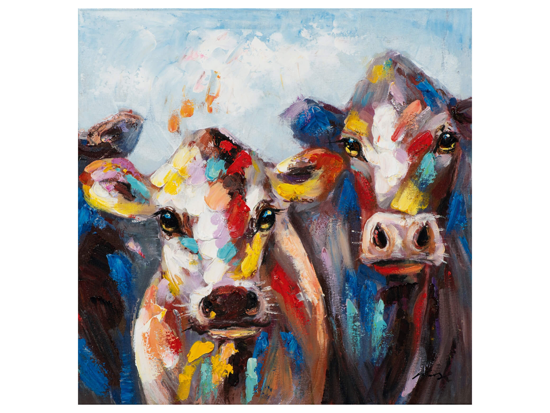 Bild Bunte Kühe image LAND