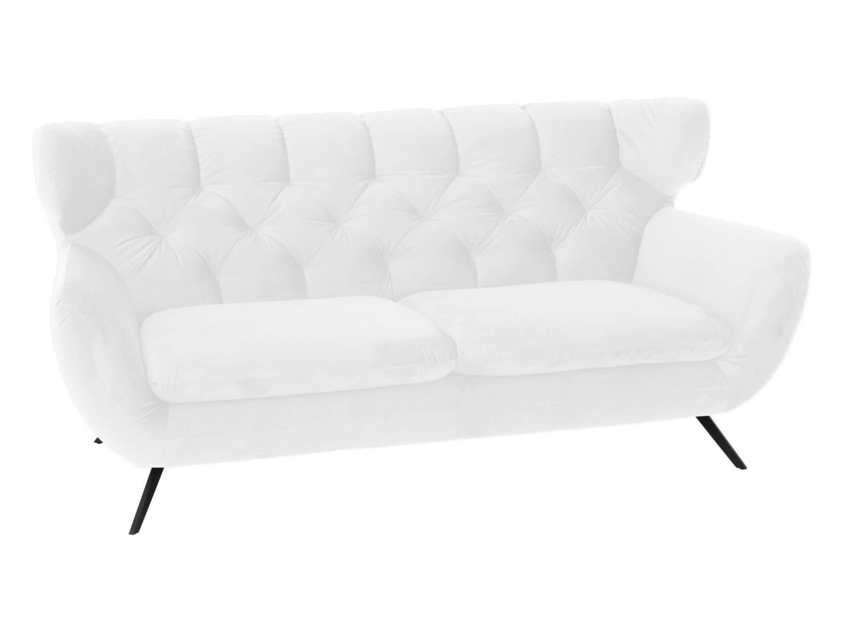 Sofa Sante fe Basic B: 200 cm Candy / Farbe: Bianco / Material: Leder Basic