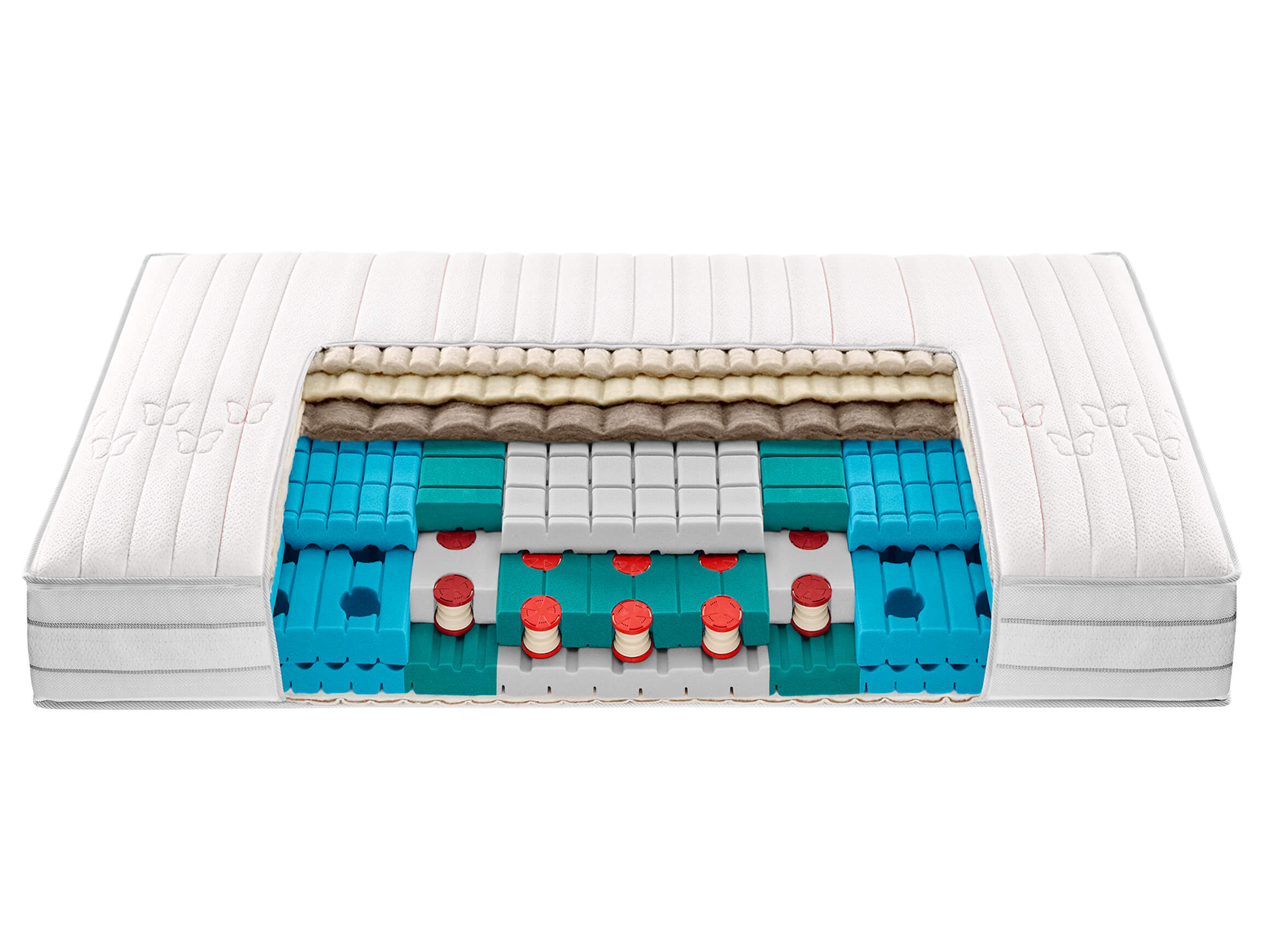 Matratze Dream-Away Air Space Roviva / Grösse: 90 x 200 /Matratzenhärte: mittel