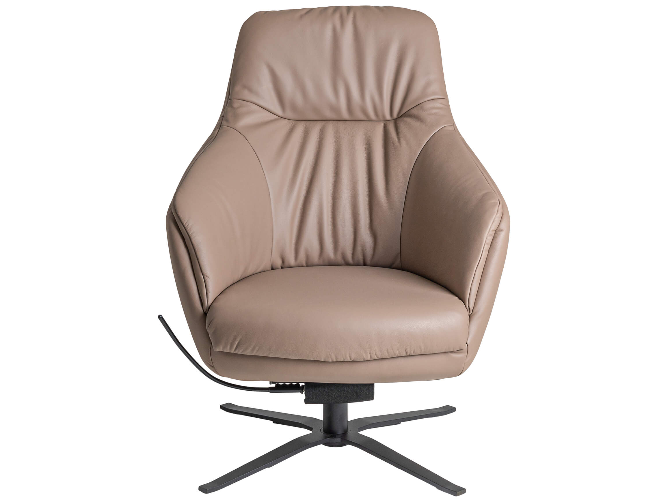 Sessel Sky Candy / Farbe: Malt / Bezugsmaterial: Leder