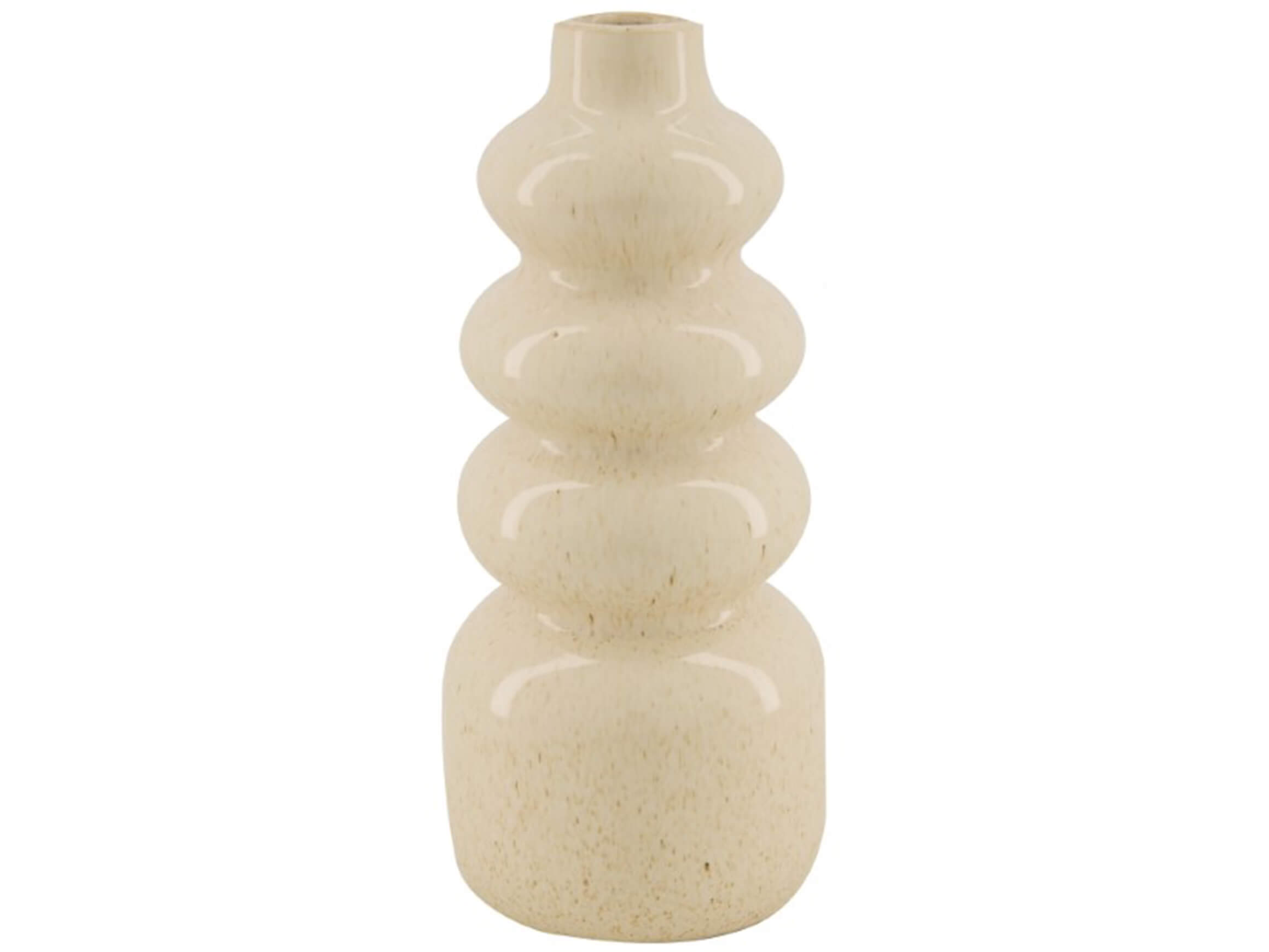 Vase Keramik, Weiss H: 32 cm Dijk