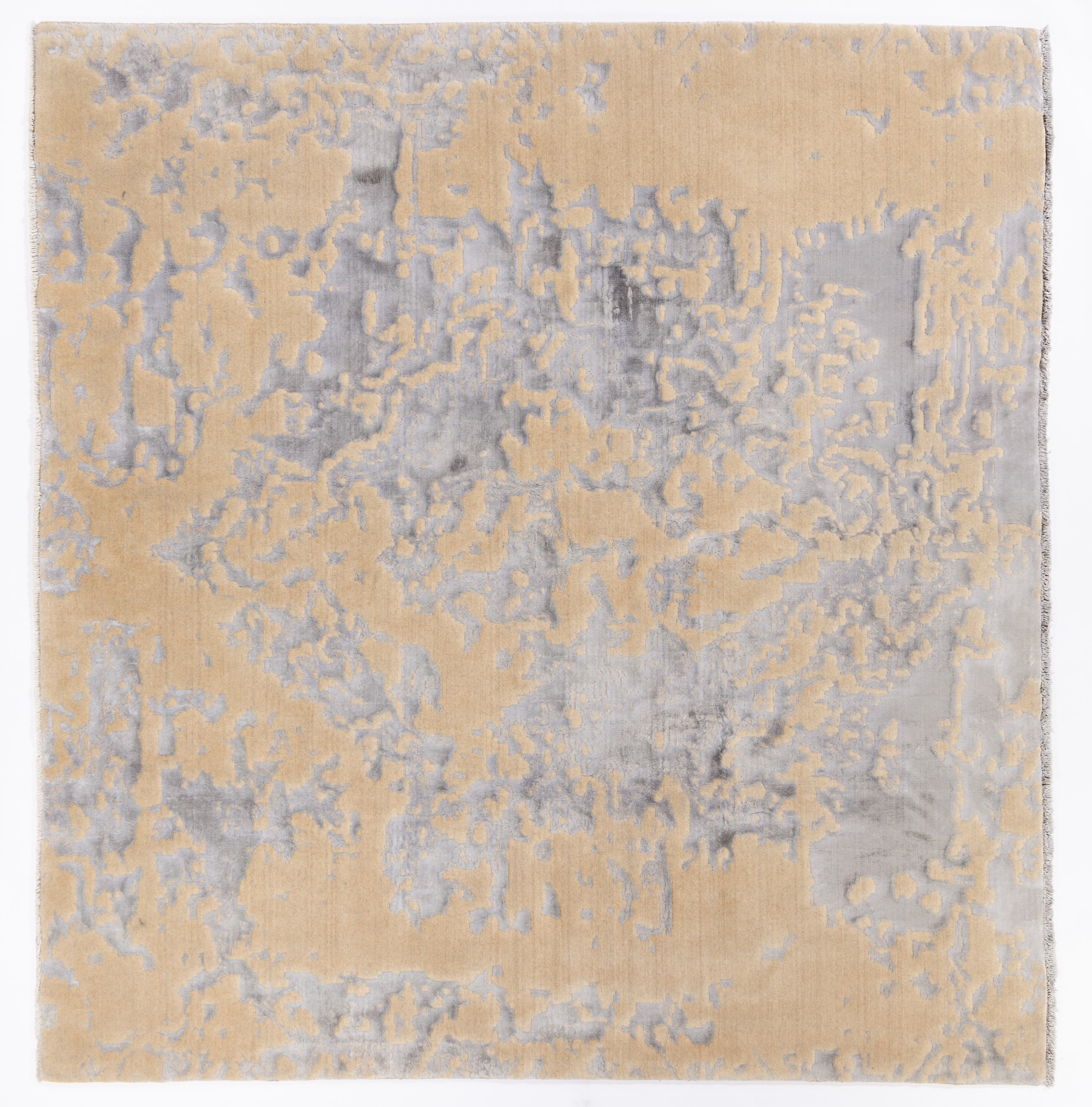 Moderner Teppich Vintage Homa Negra/ Farbe: Schwarz / Masse (BxT) :192x203 cm