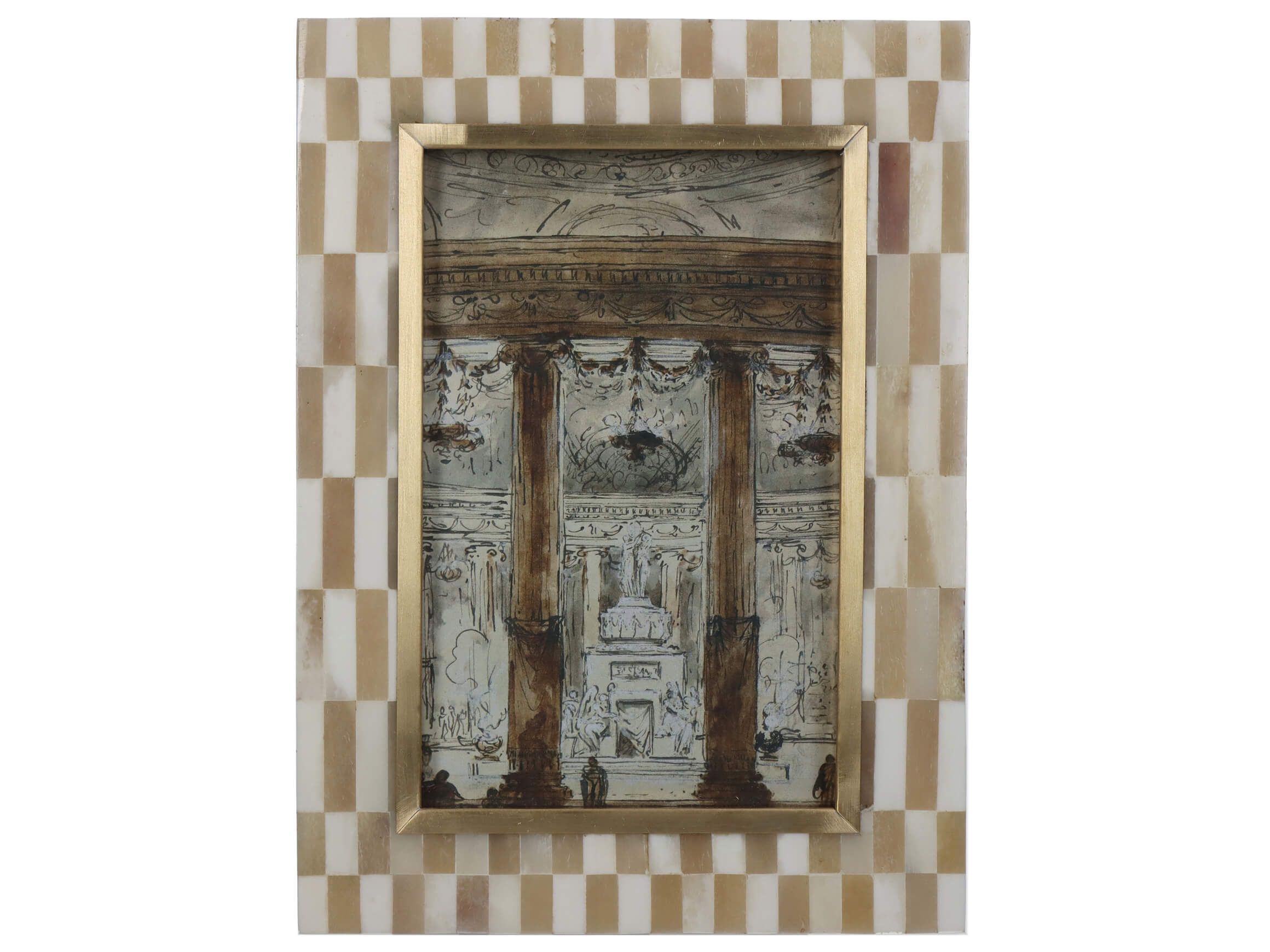 Fotorahmen Bone Beige H: 15 cm Kersten