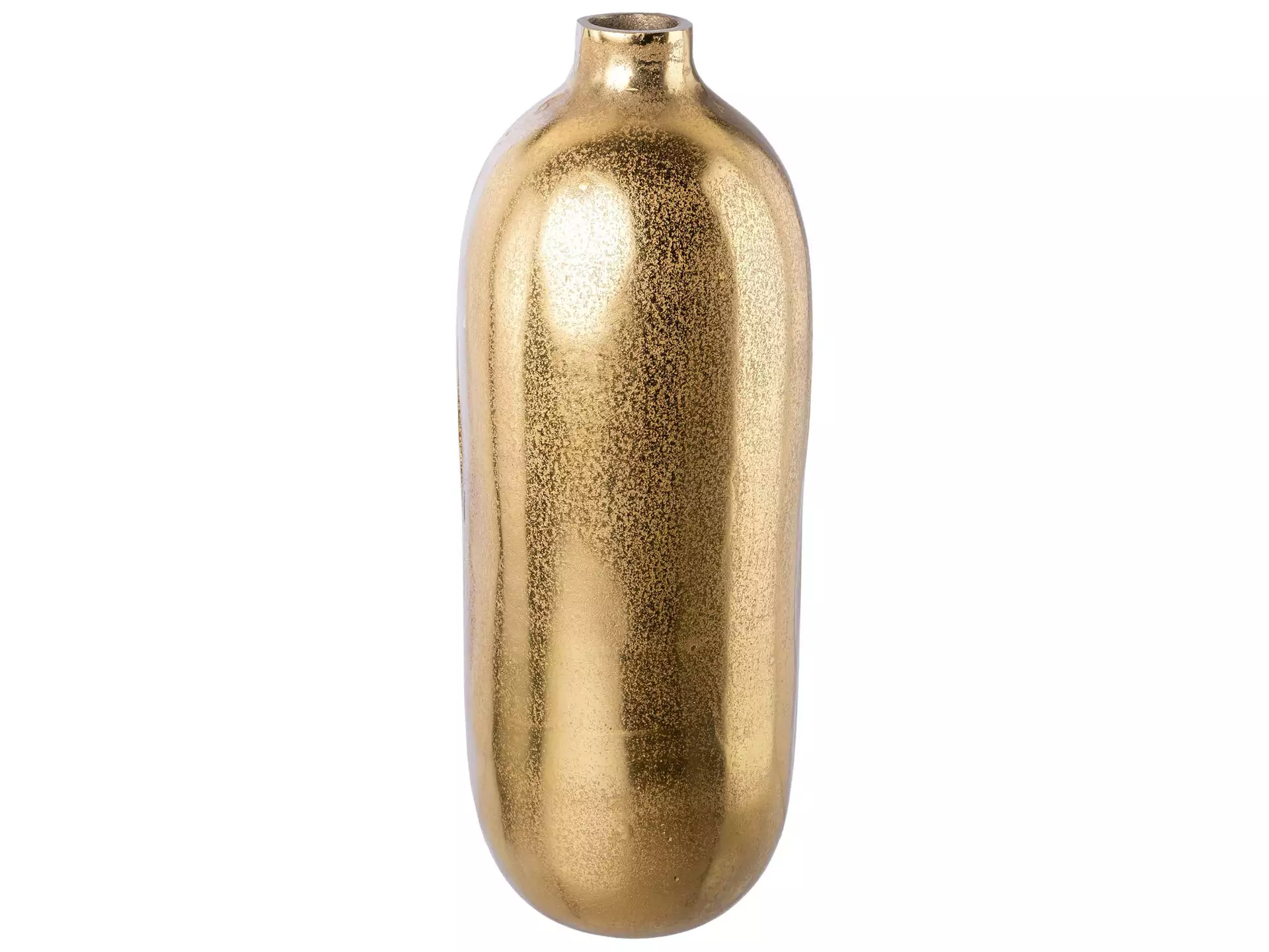 Vase Flaschenform, Gold H: 50 cm Gasper