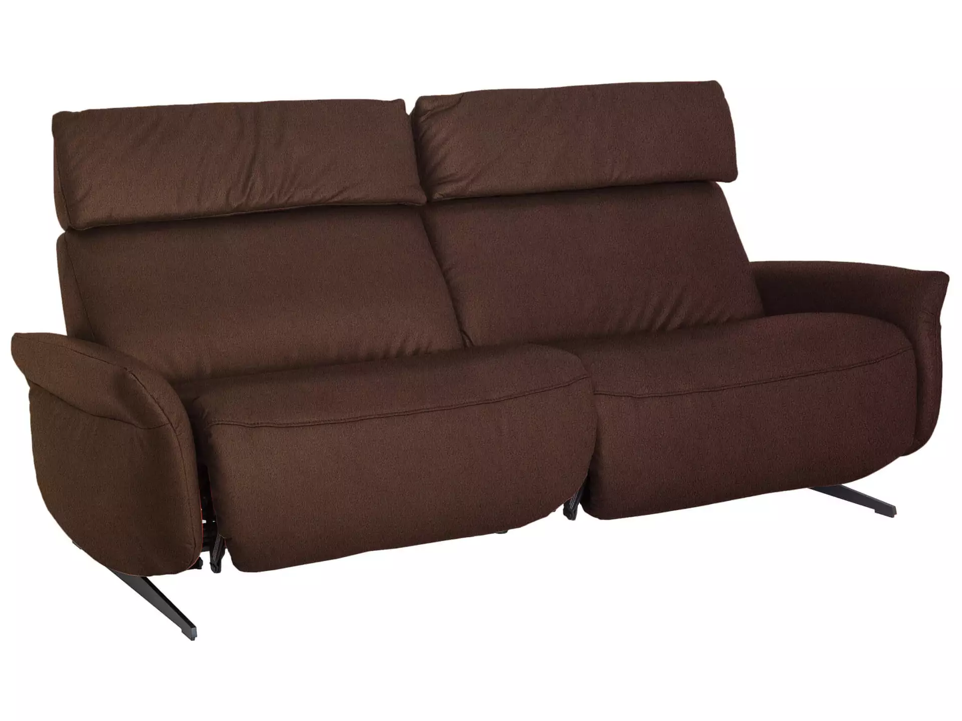 Sofa Patricia Basic B: 206 cm Himolla / Farbe: Kakao / Material: Stoff Basic