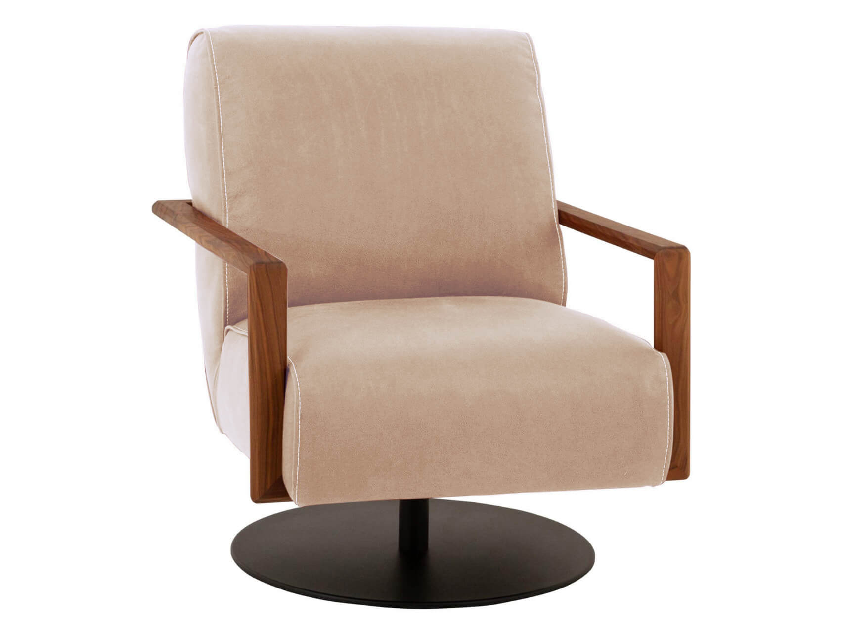 Sessel Iris Basic Koinor / Farbe: Jade / Material: Leder Basic