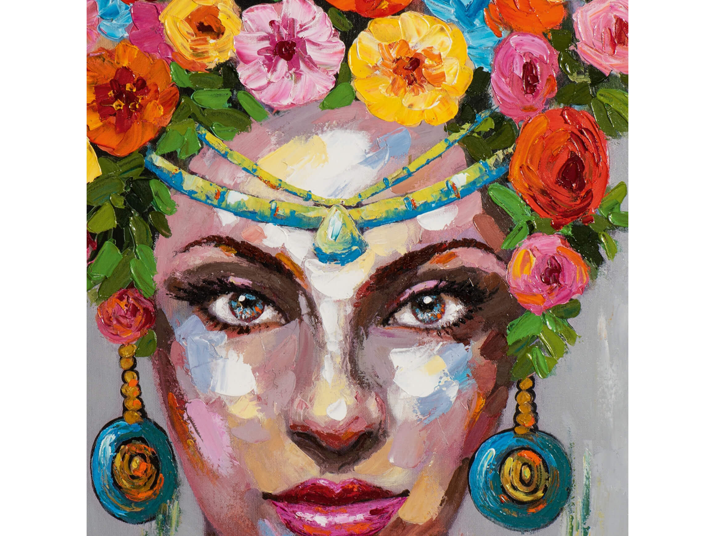 Bild Hübsche Frau mit Blumen image LAND