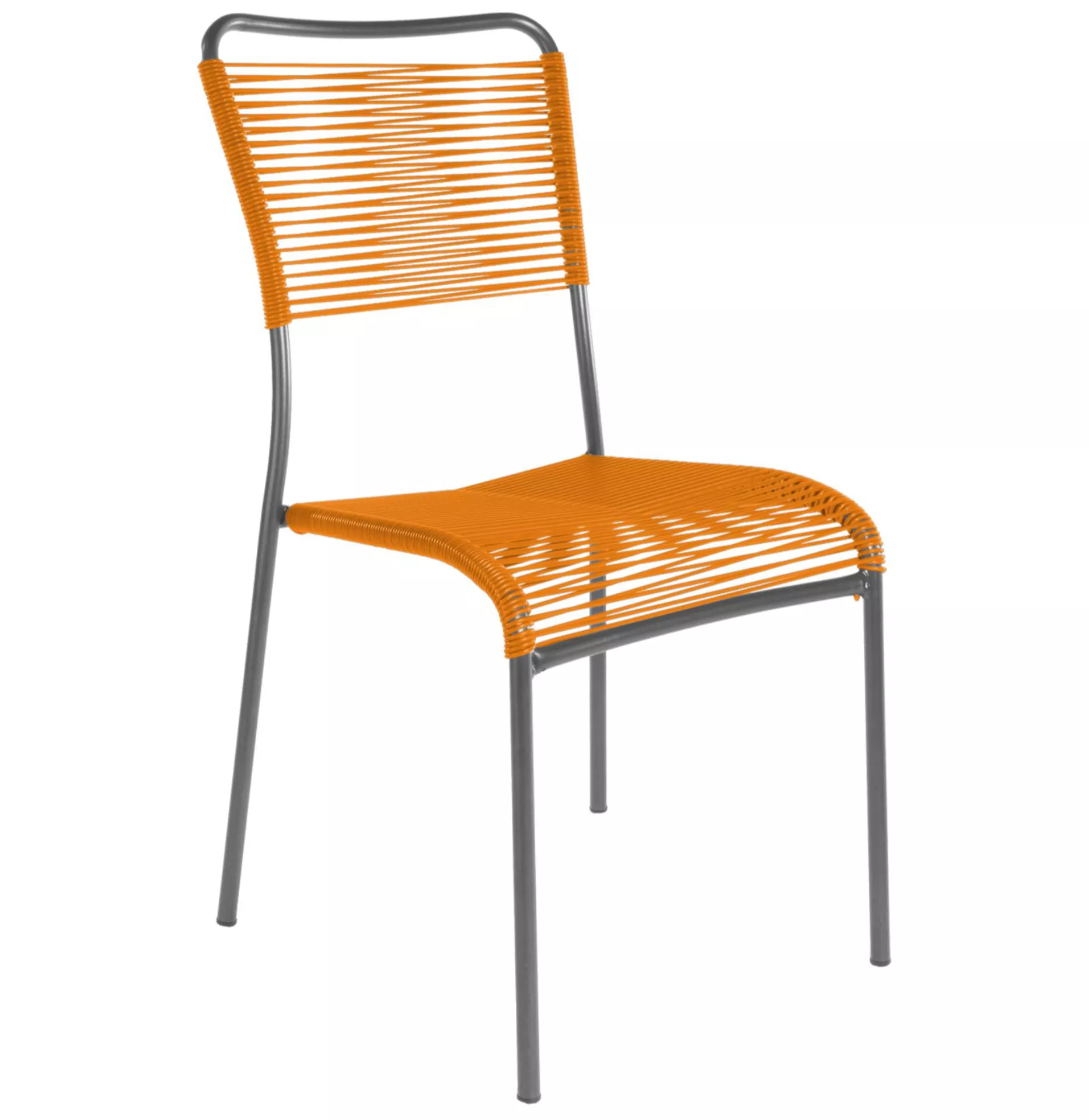 Spaghetti-Stuhl Mendrisio Schaffner / Farbe: Orange