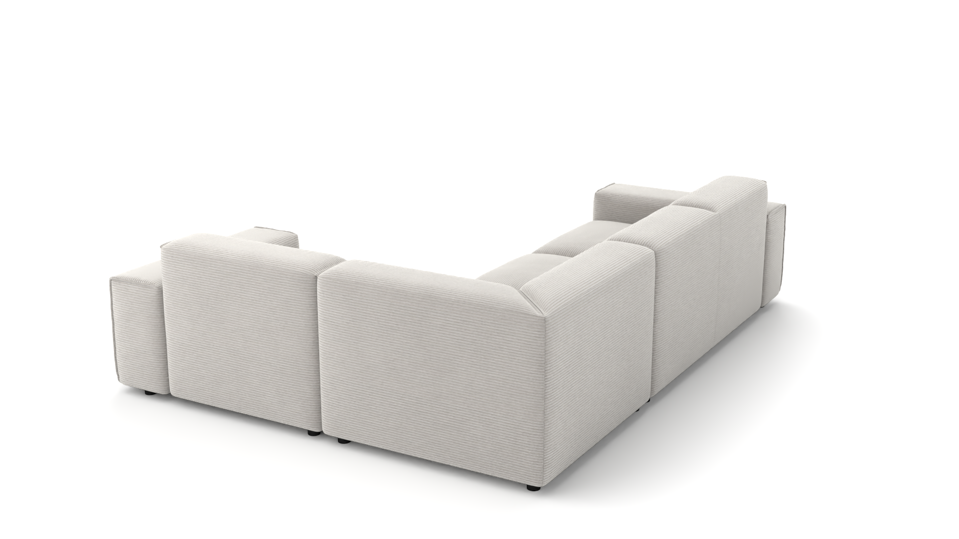 Ecksofa Venus / Farbe: Weiss