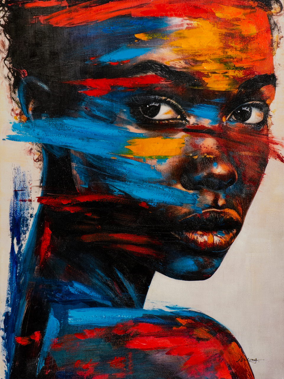 Gemälde-Beauty Behind Colours-image LAND