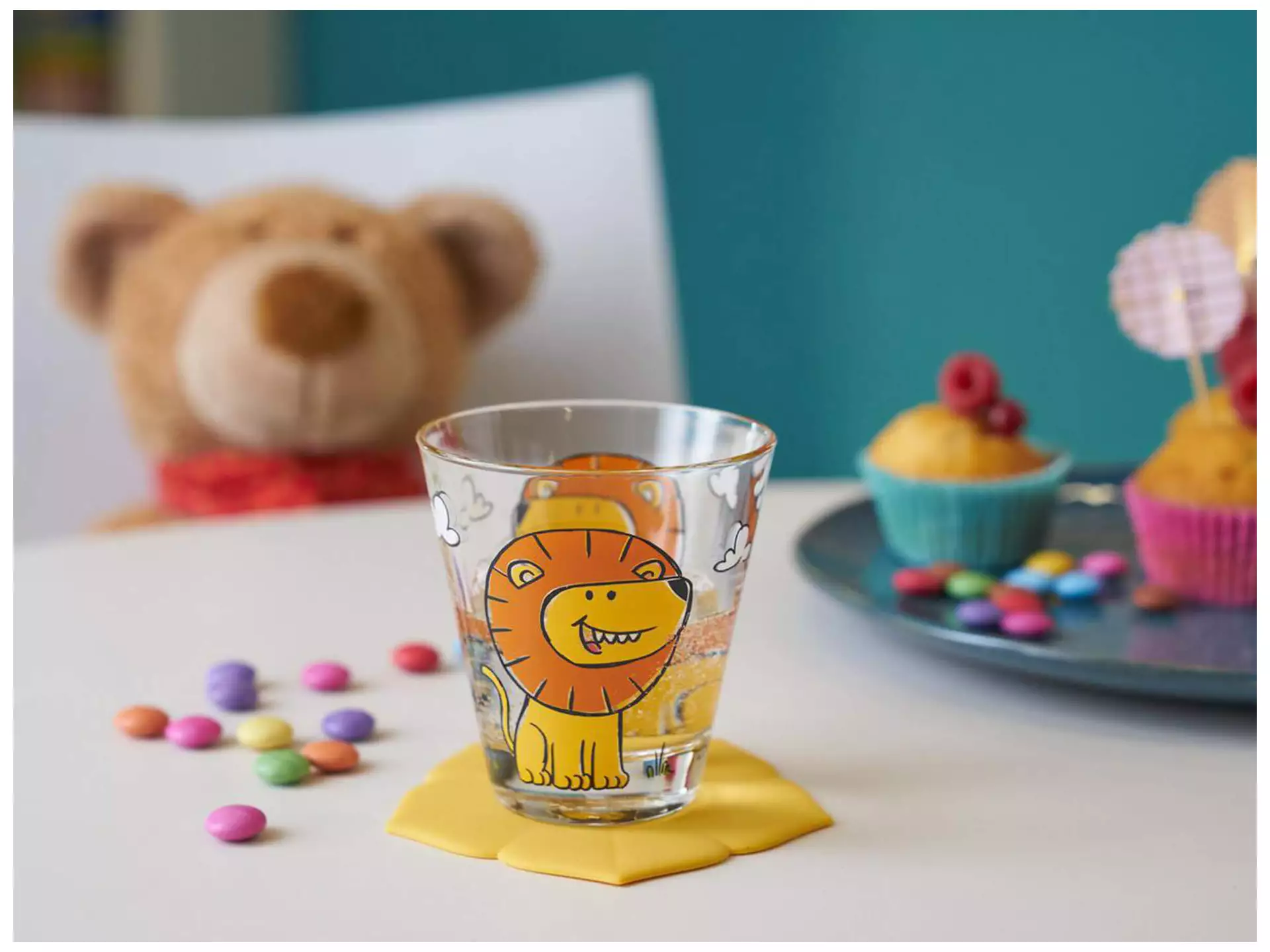Leonardo Trinkglas Für Kinder Bambini Löwe 215 Ml, 6 Stück