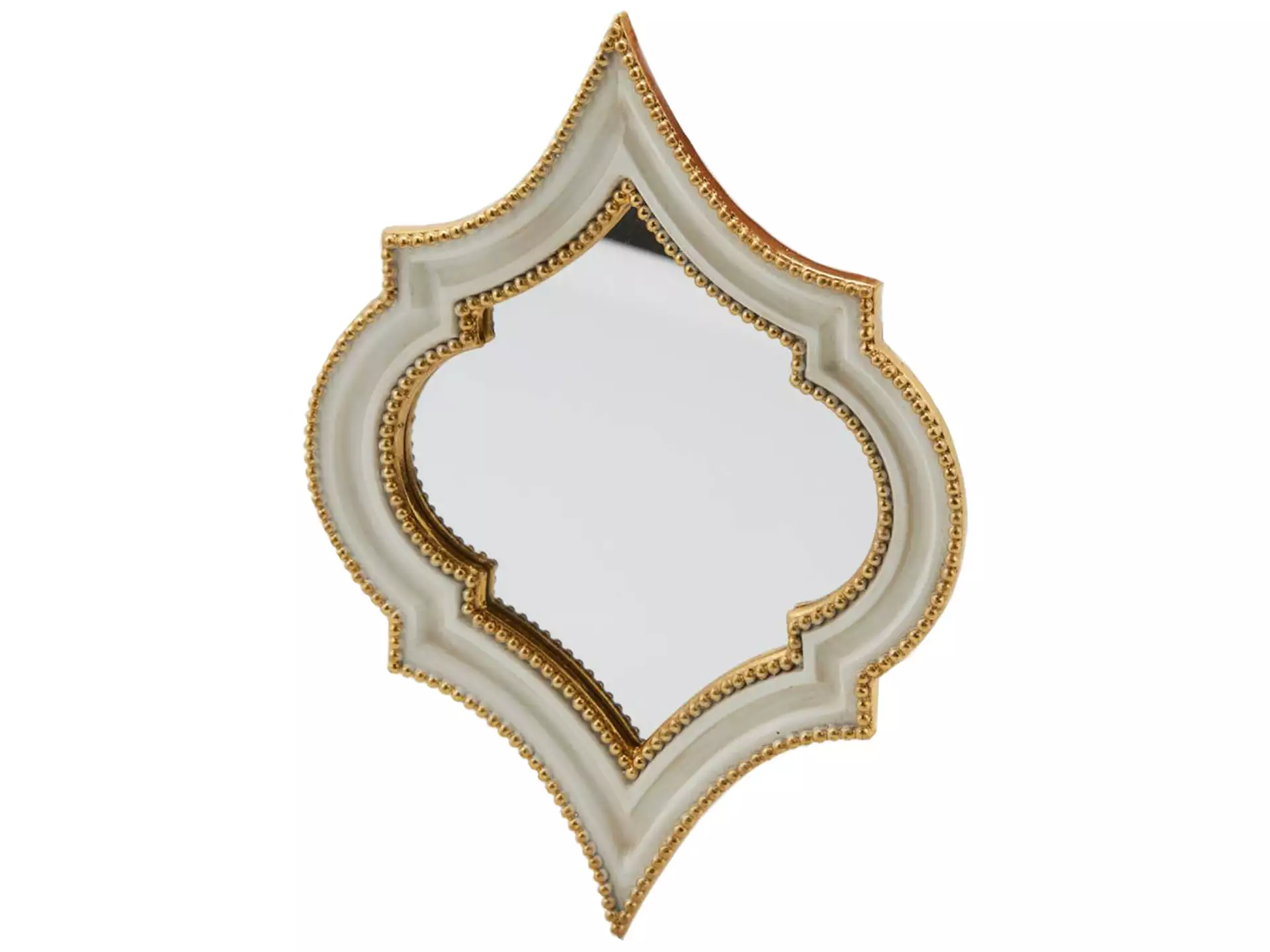 Spiegel Marocco Oval Creme B: 28 cm Edg