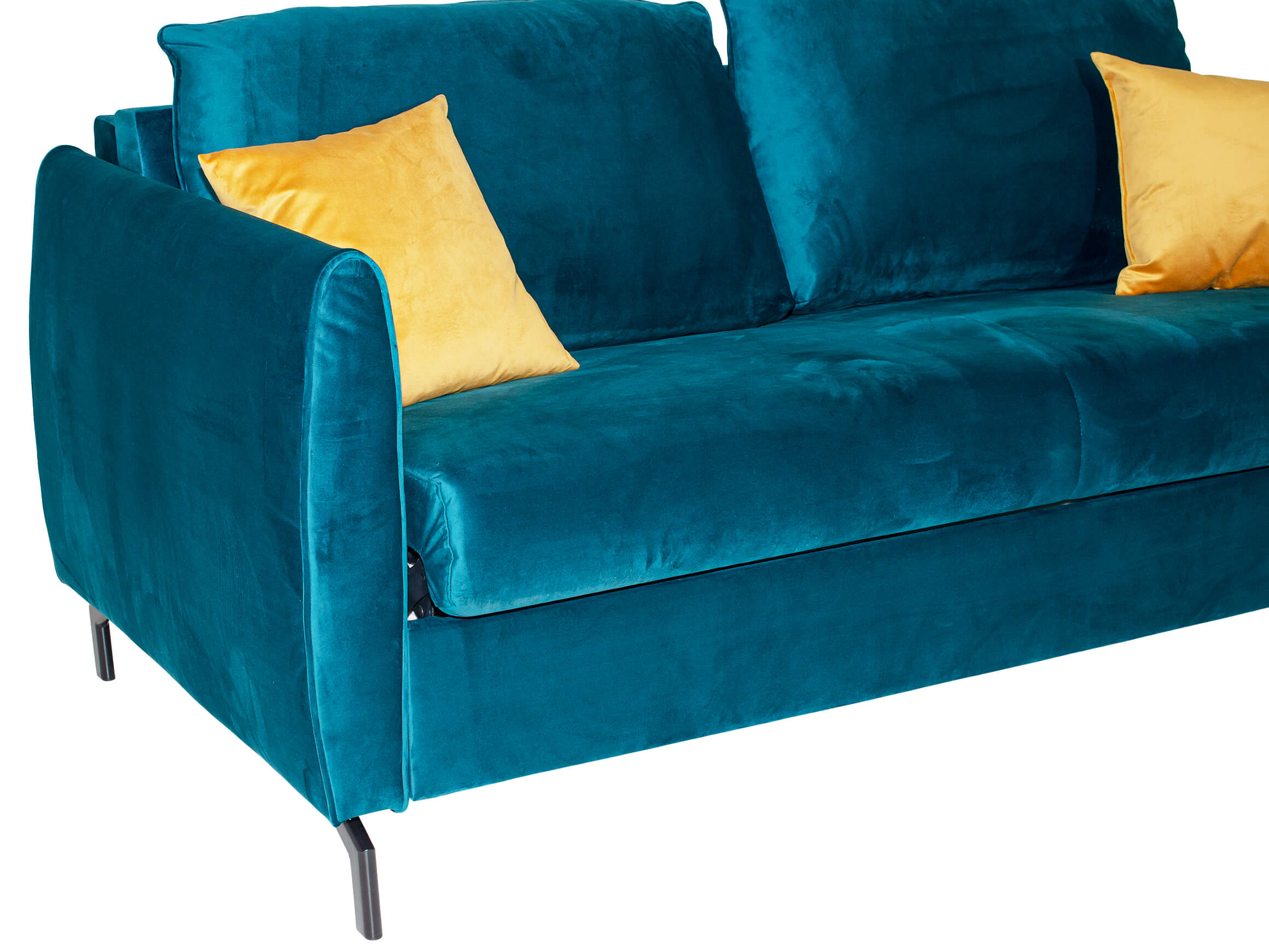 Faltbett Jackson Nehl / Farbe: Petrol / Bezugsmaterial: Stoff