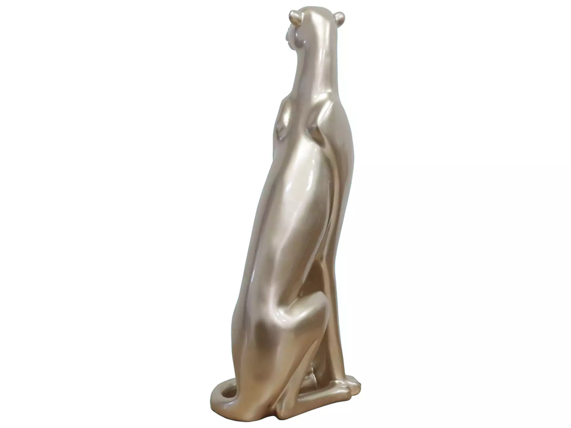 Skulptur Eleganter Gepard Sitzend image LAND / Grösse: 17 x 60 cm