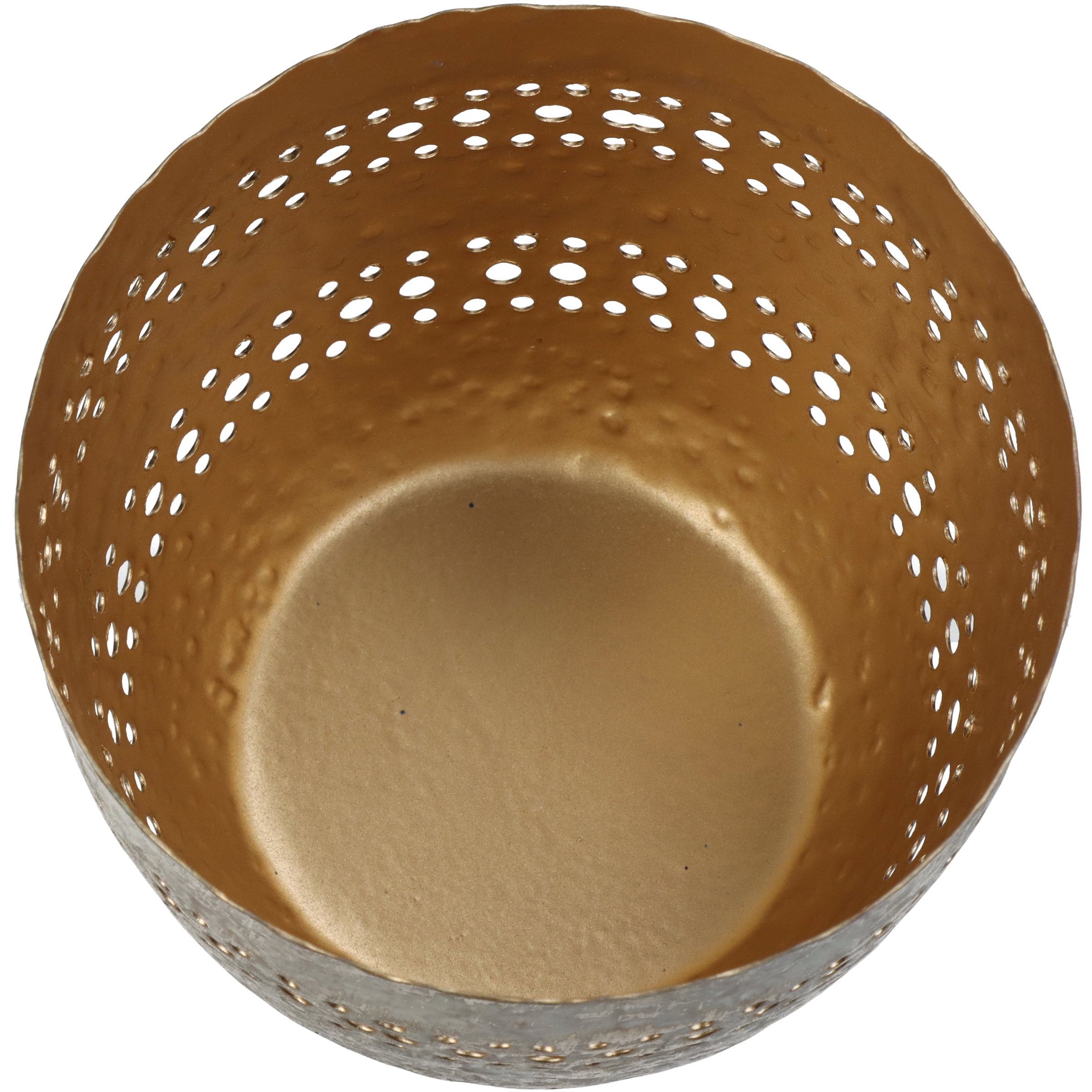 Windlicht Iron, Elfenbein H: 11 cm Kersten