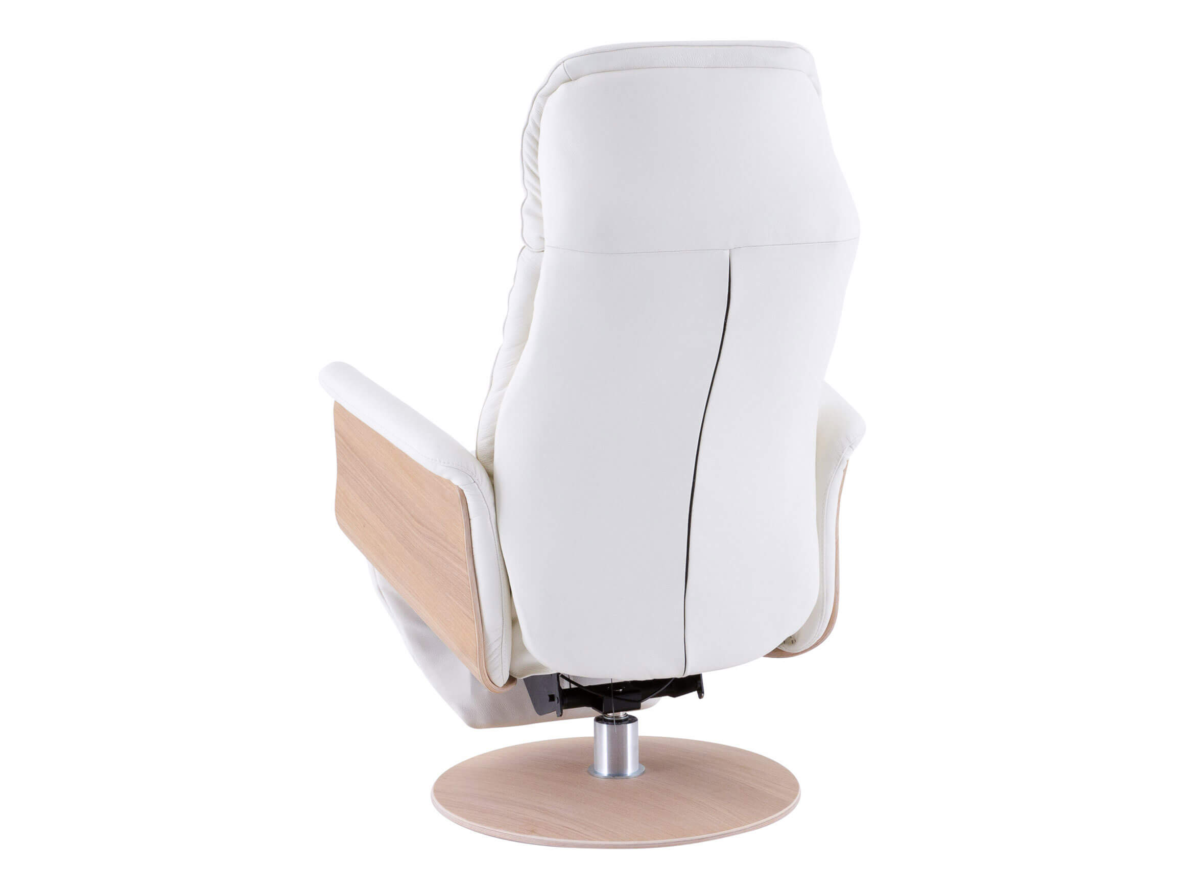 Relaxer Port Macquarie, cuir, jaune, pied en étoile noir,