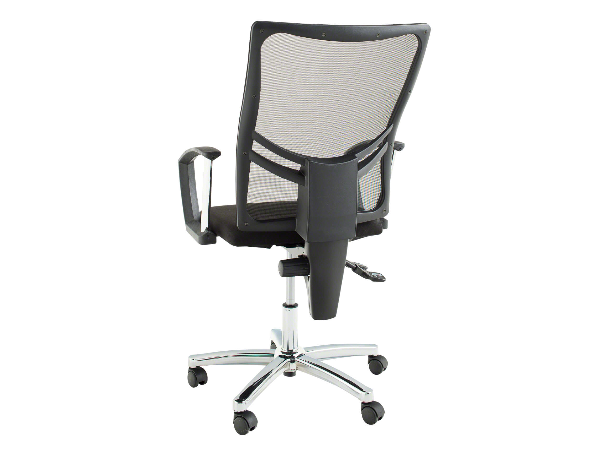 Bürostuhl Neapel, Stoff Schwarz, b 60 cm t 60 cm h 118 cm