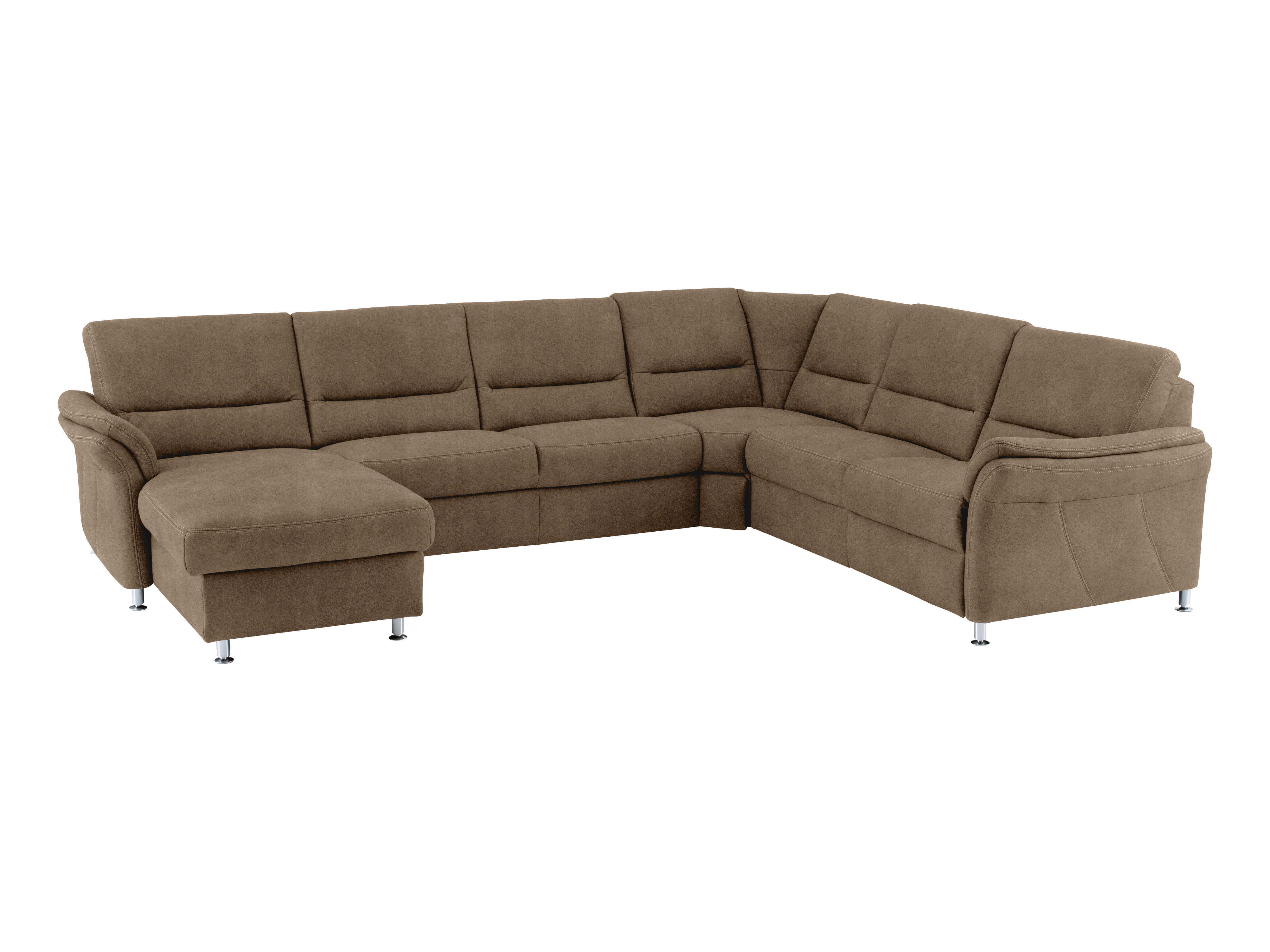 Ecksofa Daisy Basic Polipol / Farbe: Artischocke / Material: Leder Basic