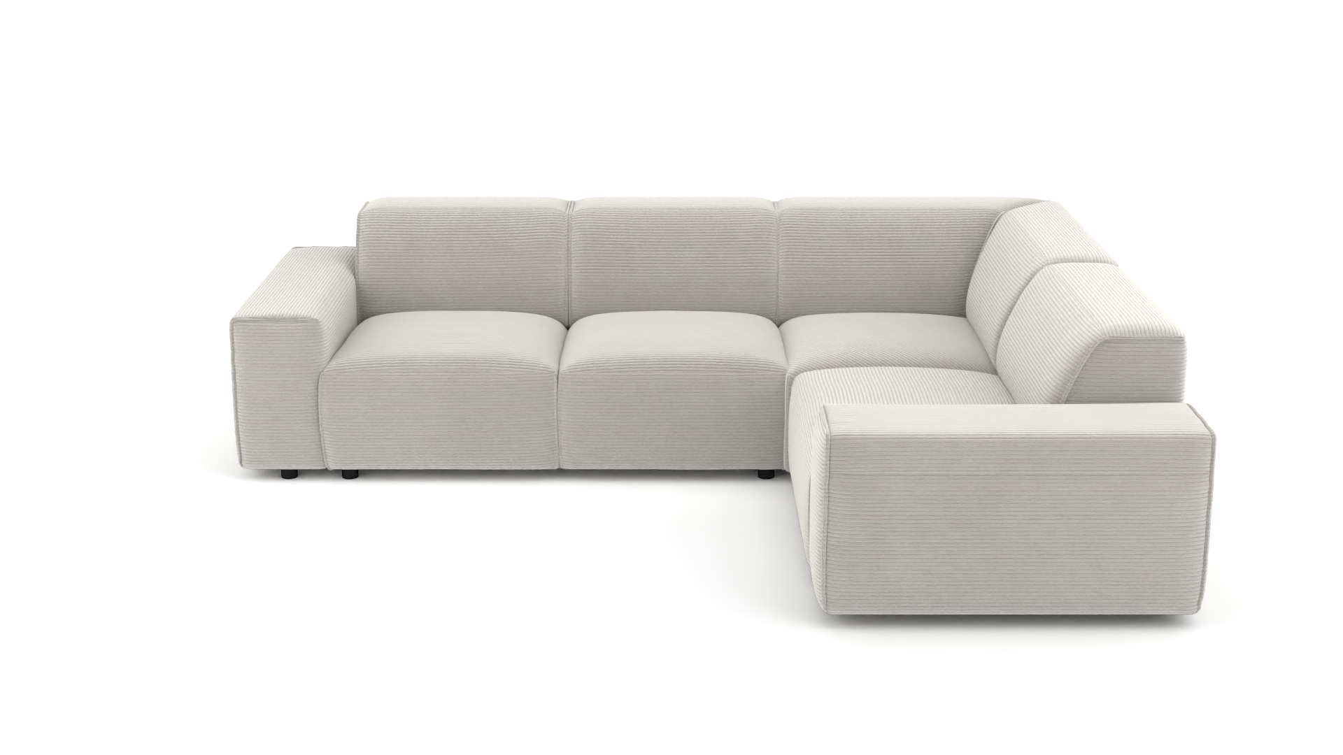 Ecksofa Venus / Farbe: Weiss
