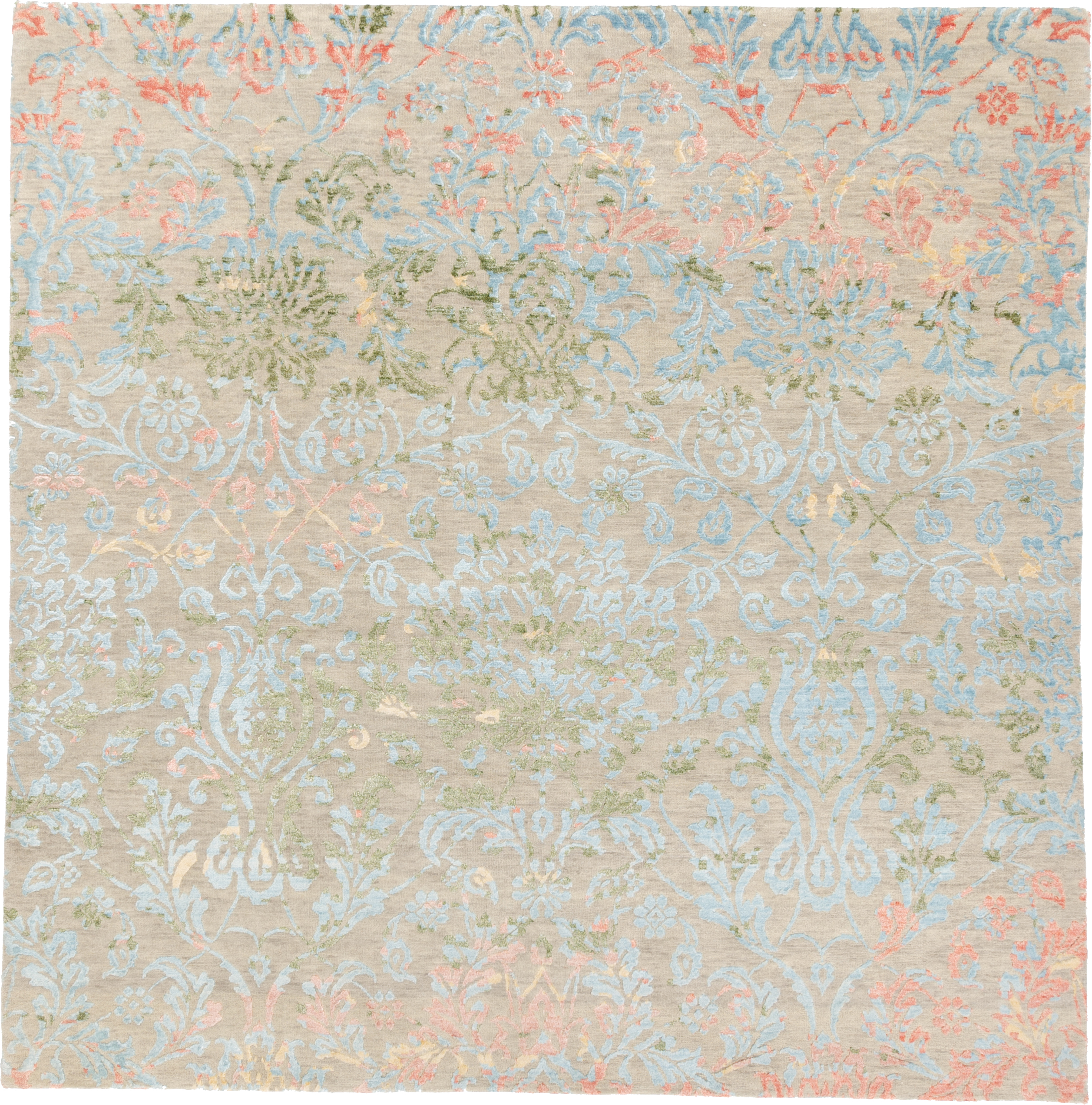 Moderner Teppich Hamedan Negra/ Farbe: Rot / Masse (BxT) :200x203 cm