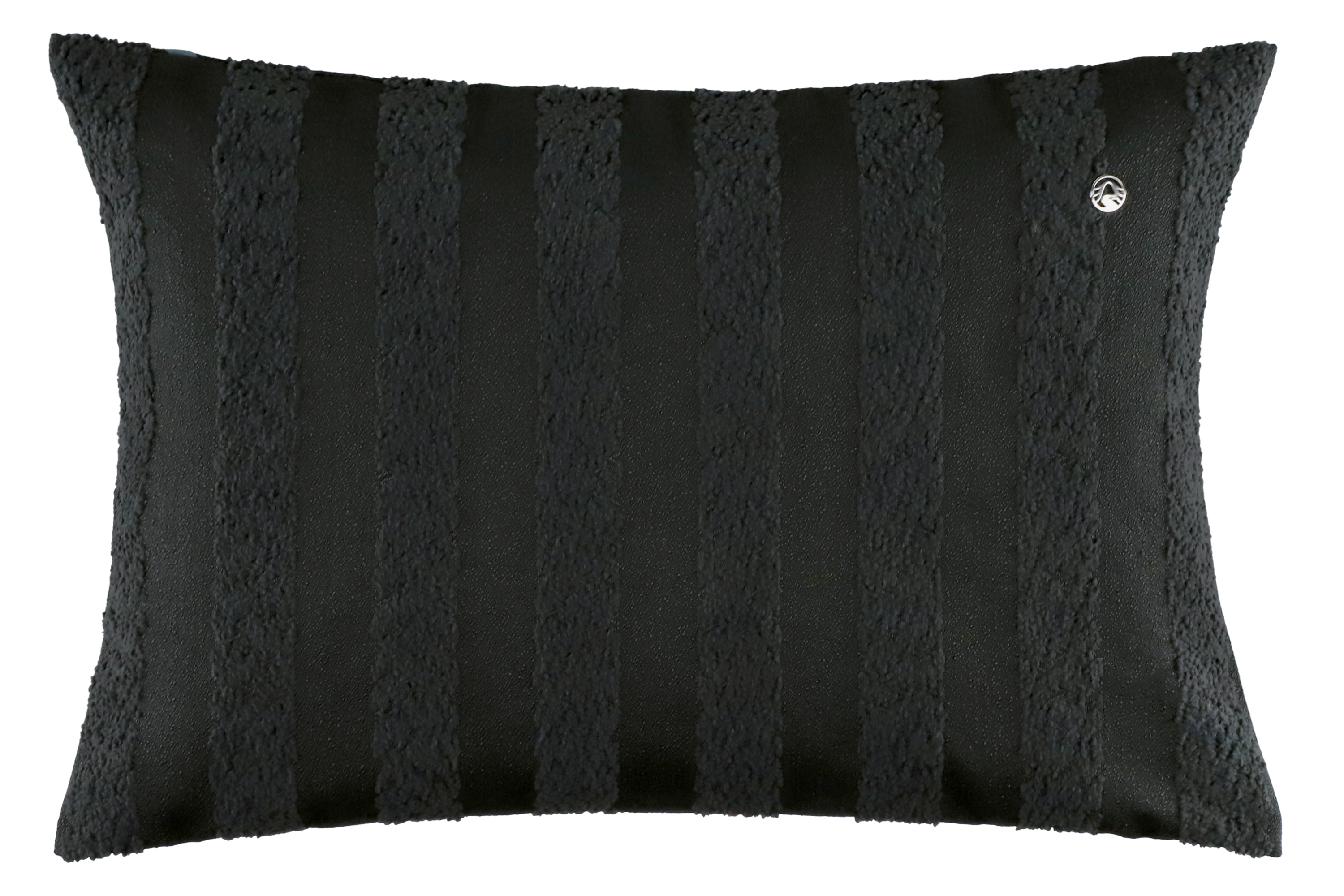 Stoeckel & Grimmler Zierkissenhülle Soft Stripe, Anthrazit B: 58 cm Grau | Schubiger Möbel