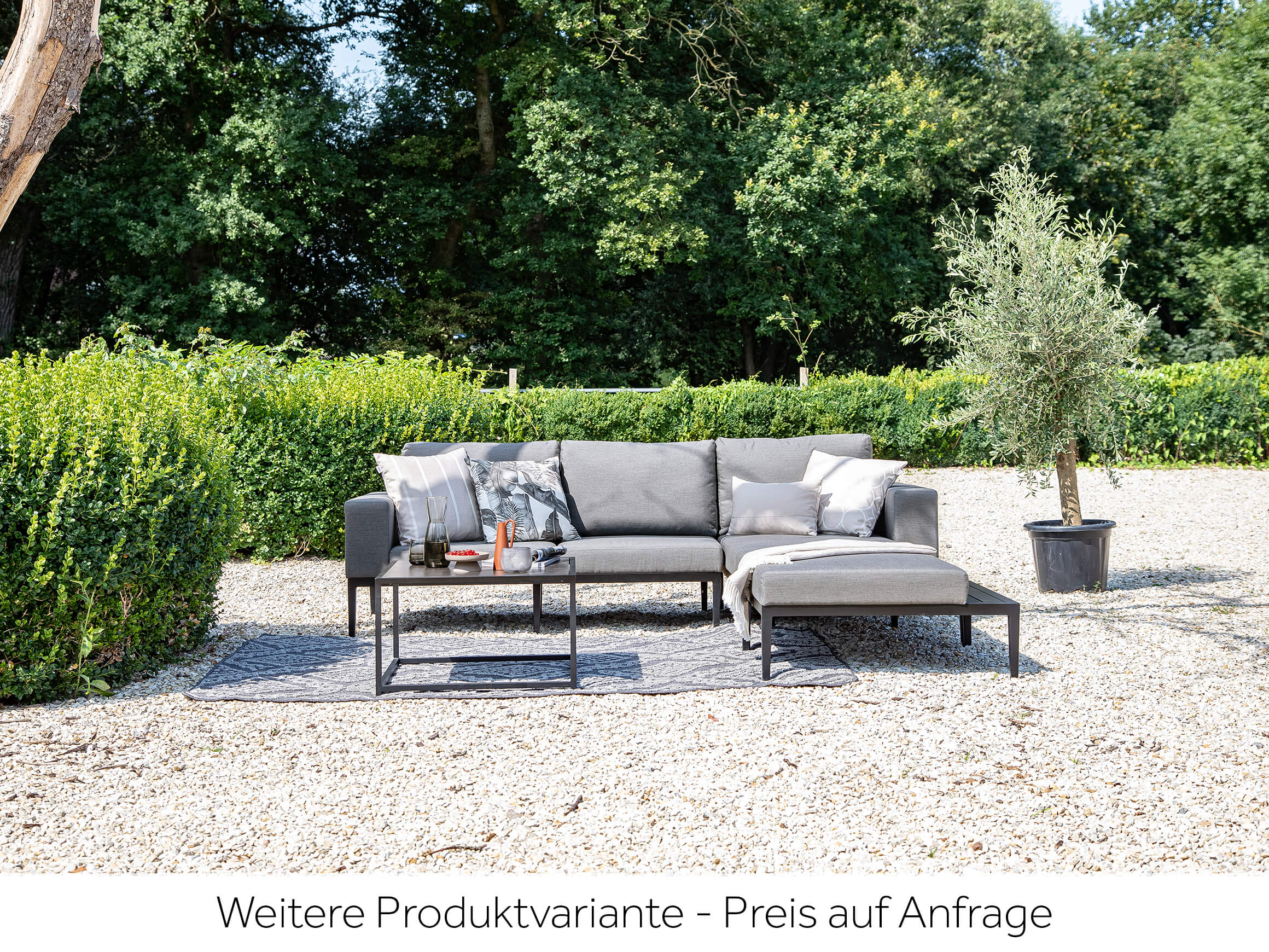 Outdoor-Teppich Slate Hartman Gartenmöbel / Farbe: Slate
