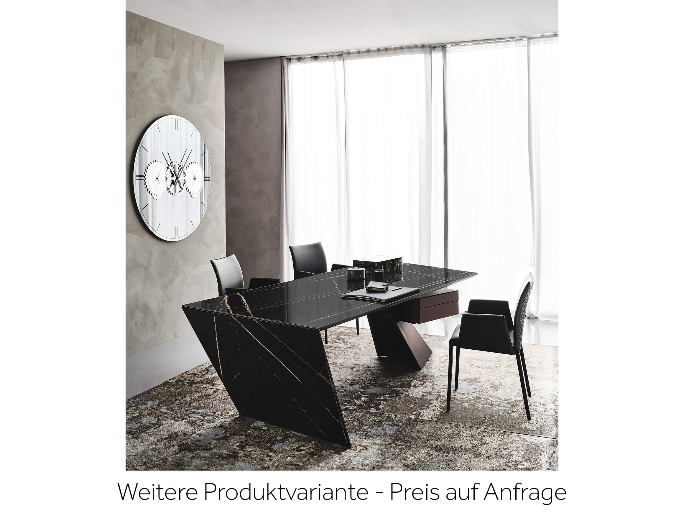 Schreibtisch Nasdaq Keramik Cattelan / Farbe: Cremeweiss