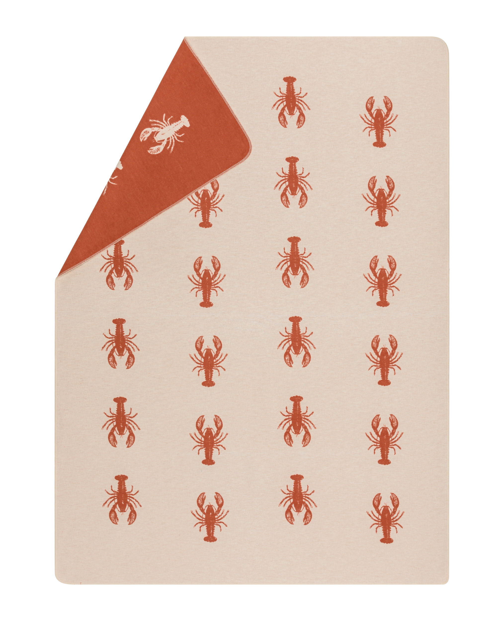 Plaid Silvretta Lobster, Terracotta 140 x 200 cm Sander AG